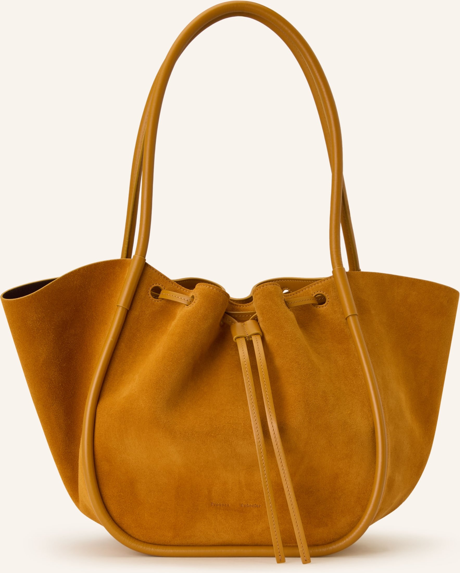 Proenza Schouler Shopper Ruched Large Mit Pouch braun