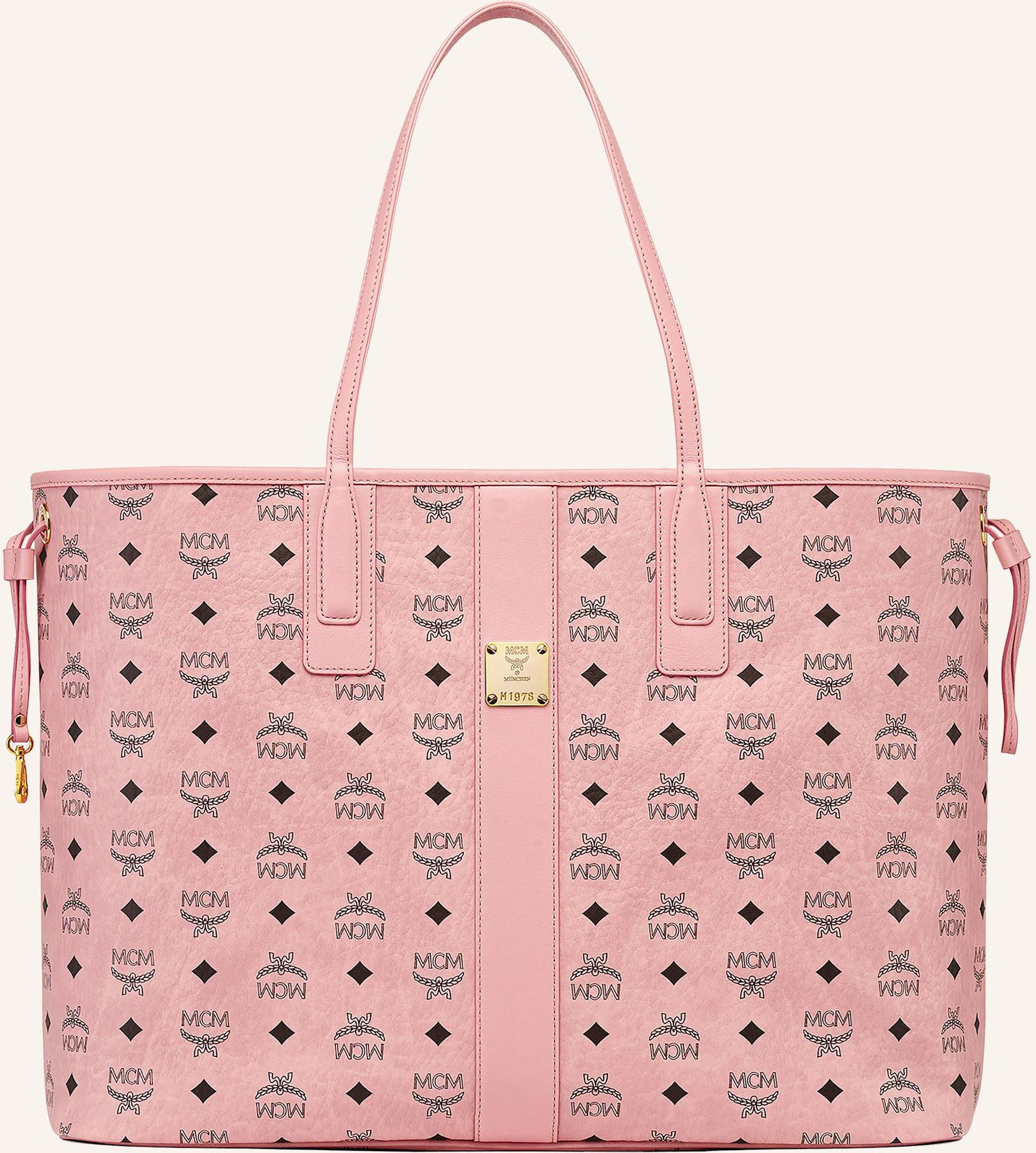 Mcm Shopper Liz Vi Large Mit Abnehmbarer Pouch pink
