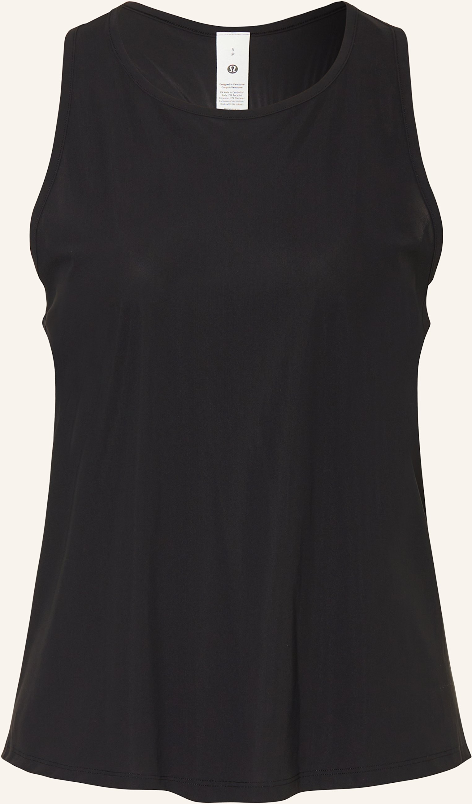Thumbnail - Lululemon Tanktop Ruched Racerback schwarz