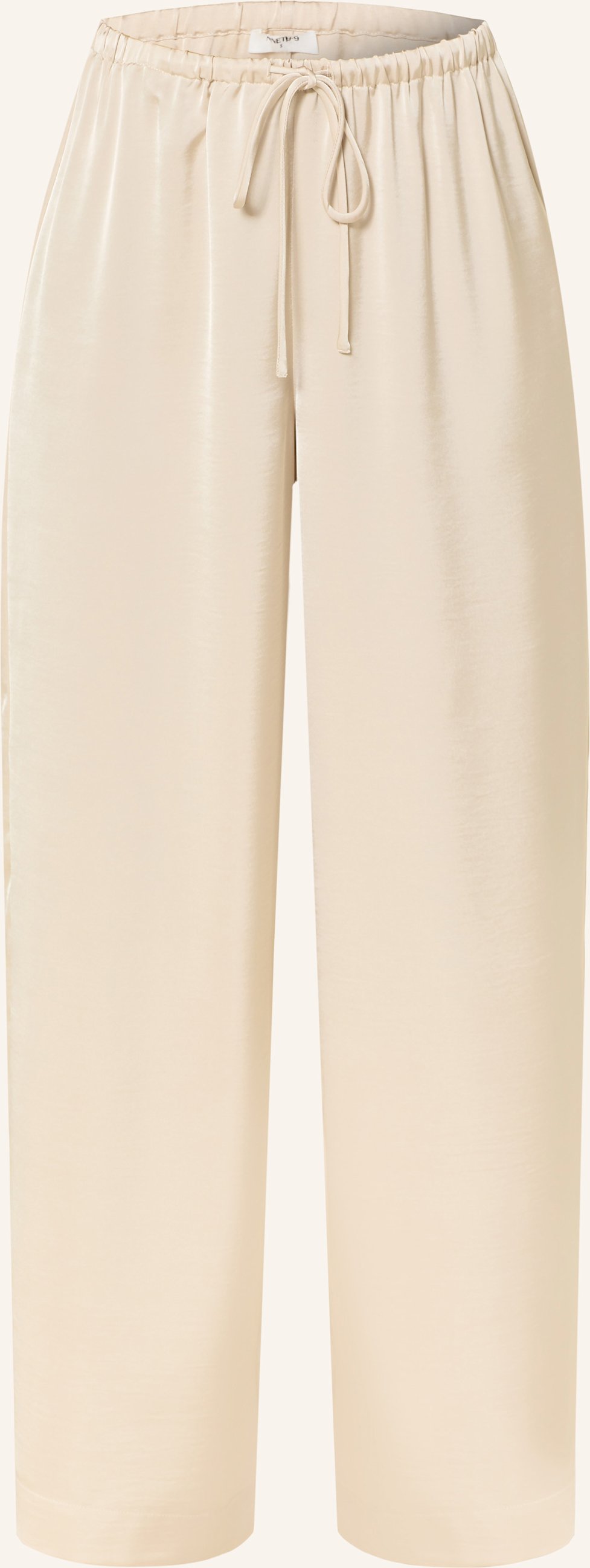Ninety-9 Lounge-Hose Ivy Aus Satin beige