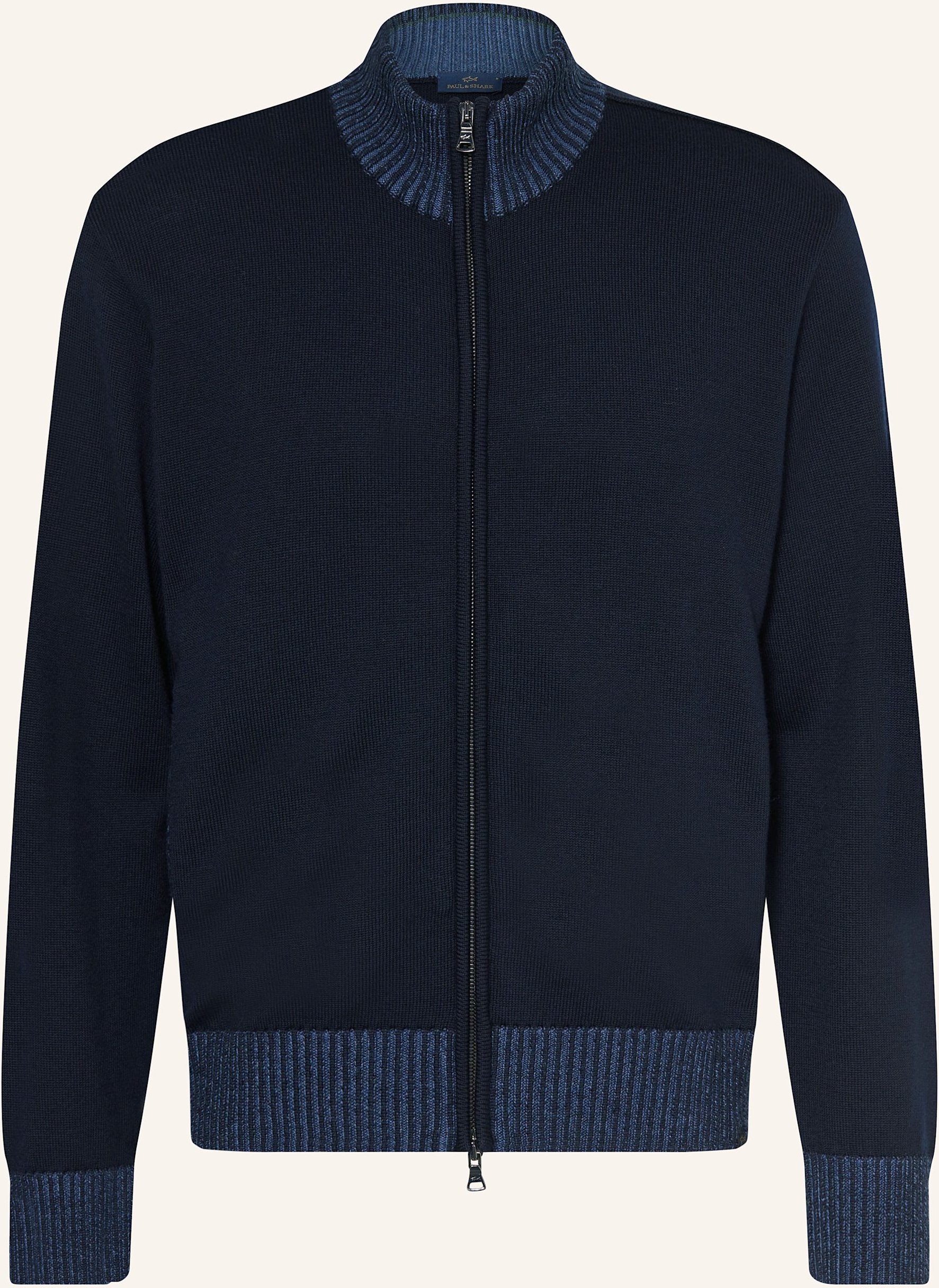 Paul & Shark Strickjacke blau