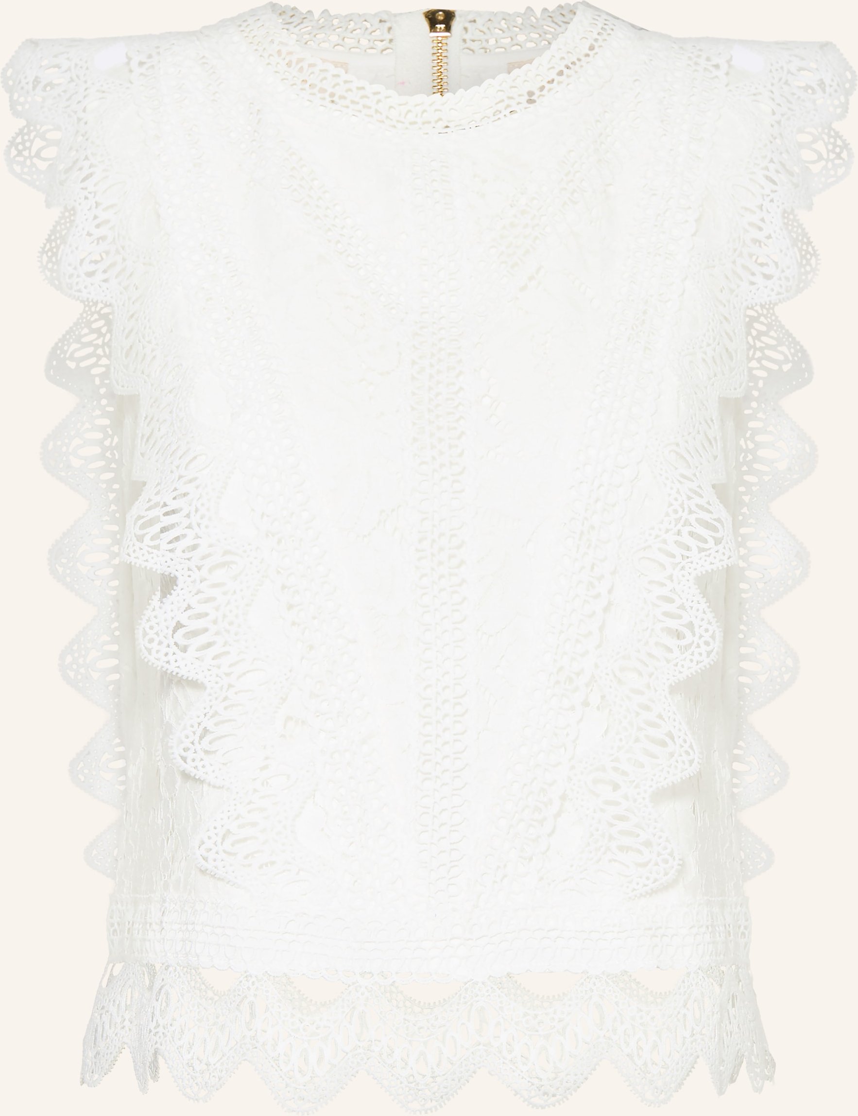 Apart Spitzentop weiss