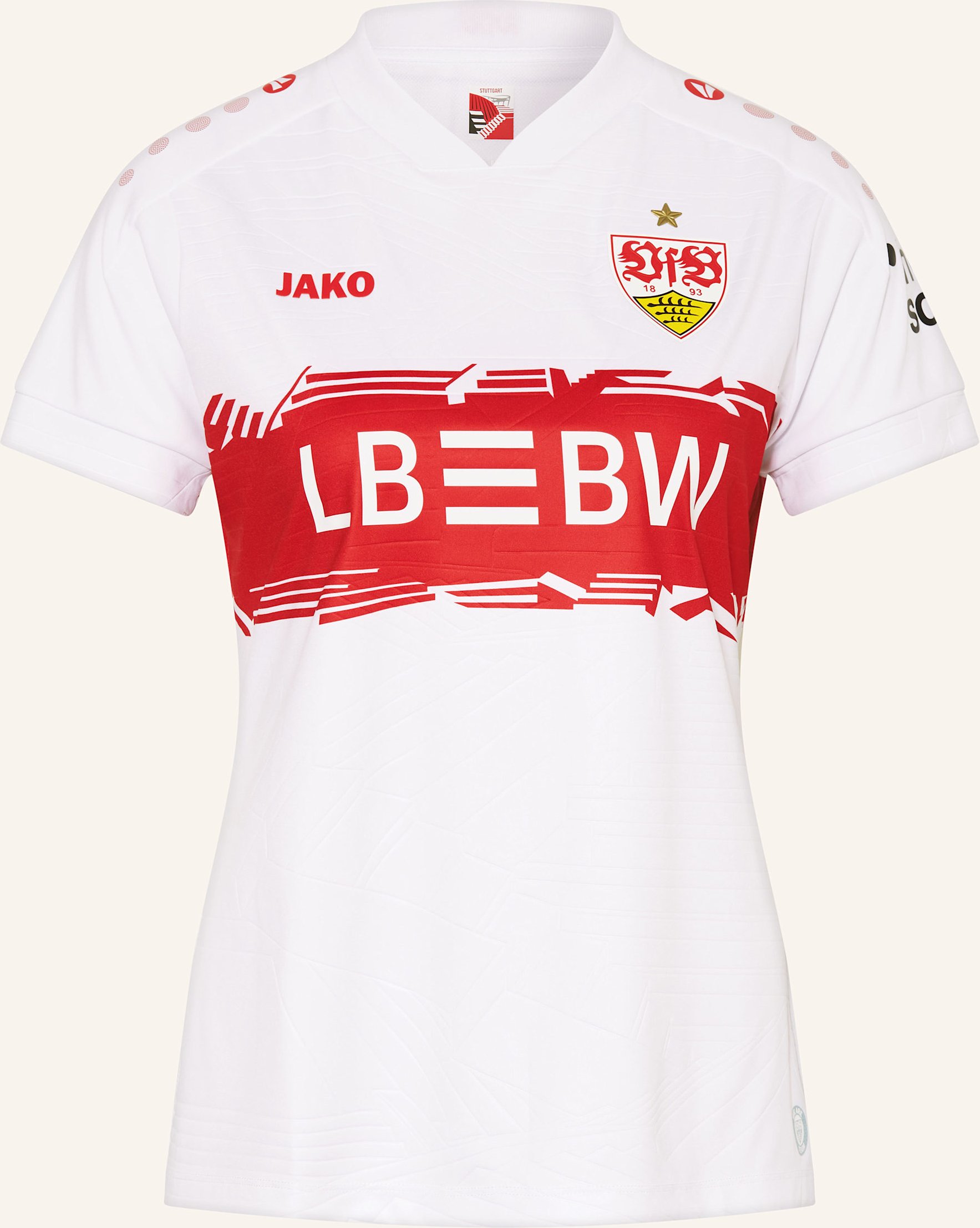 Vfb Stuttgart Heimtrikot Vfb Stuttgart 25/26 weiss