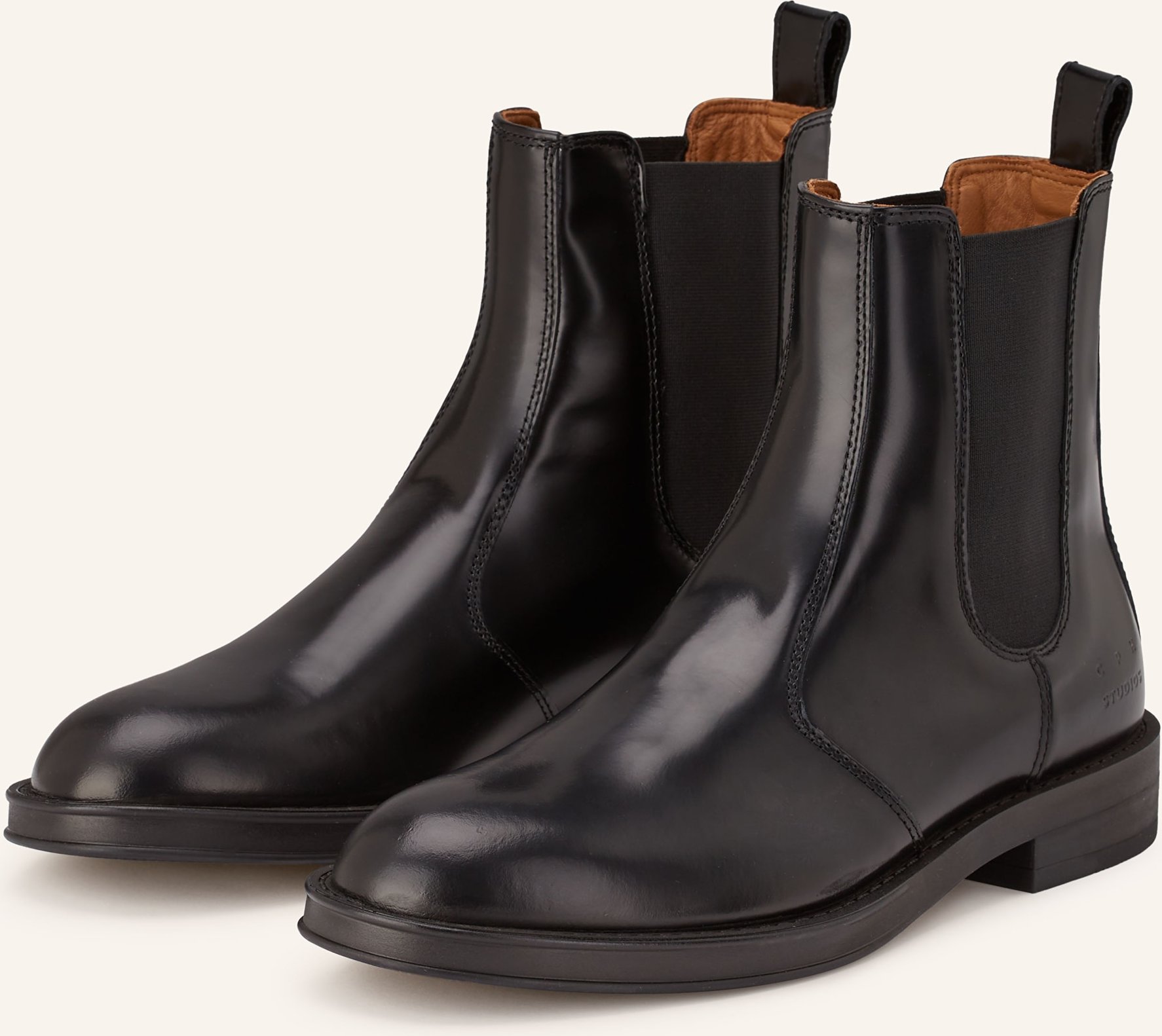 Copenhagen Studios Chelsea-Boots cph335 schwarz