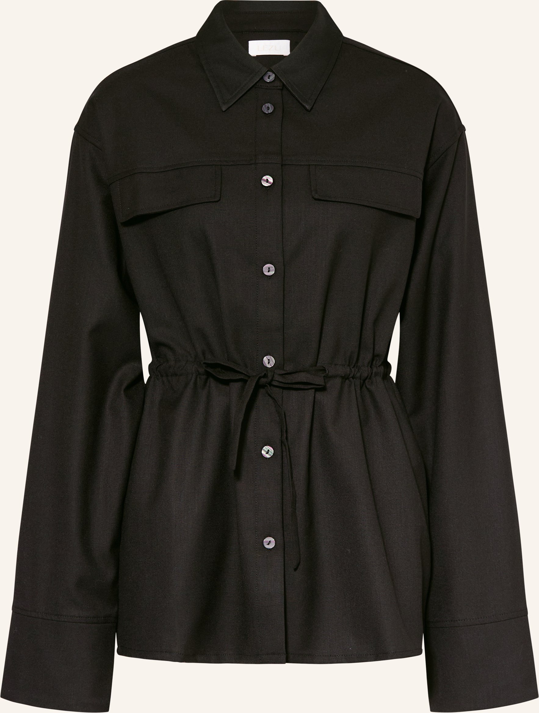 Lezu Hemdbluse Shari schwarz