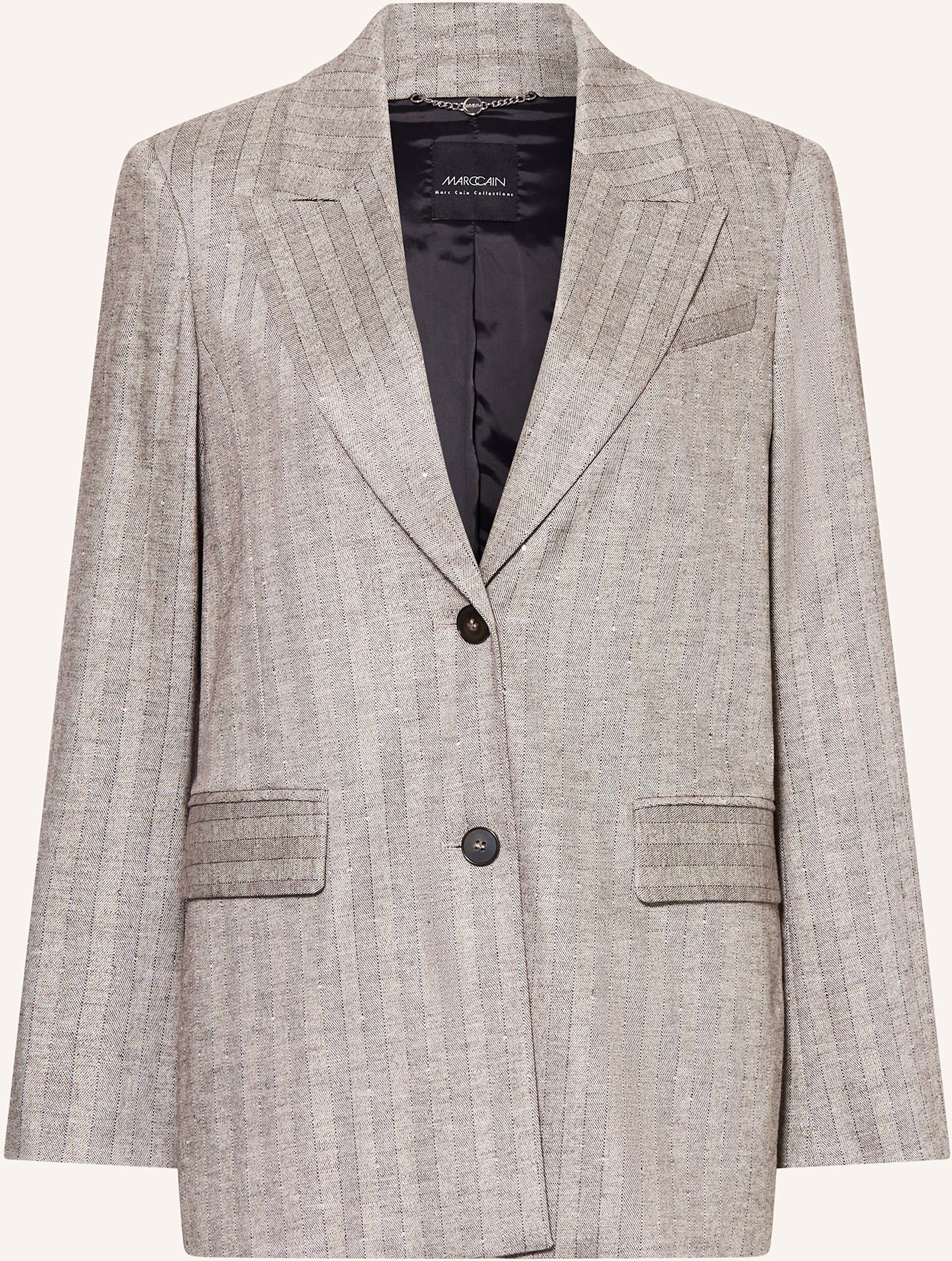 Thumbnail - Marc Cain Blazer Mit Pailletten grau