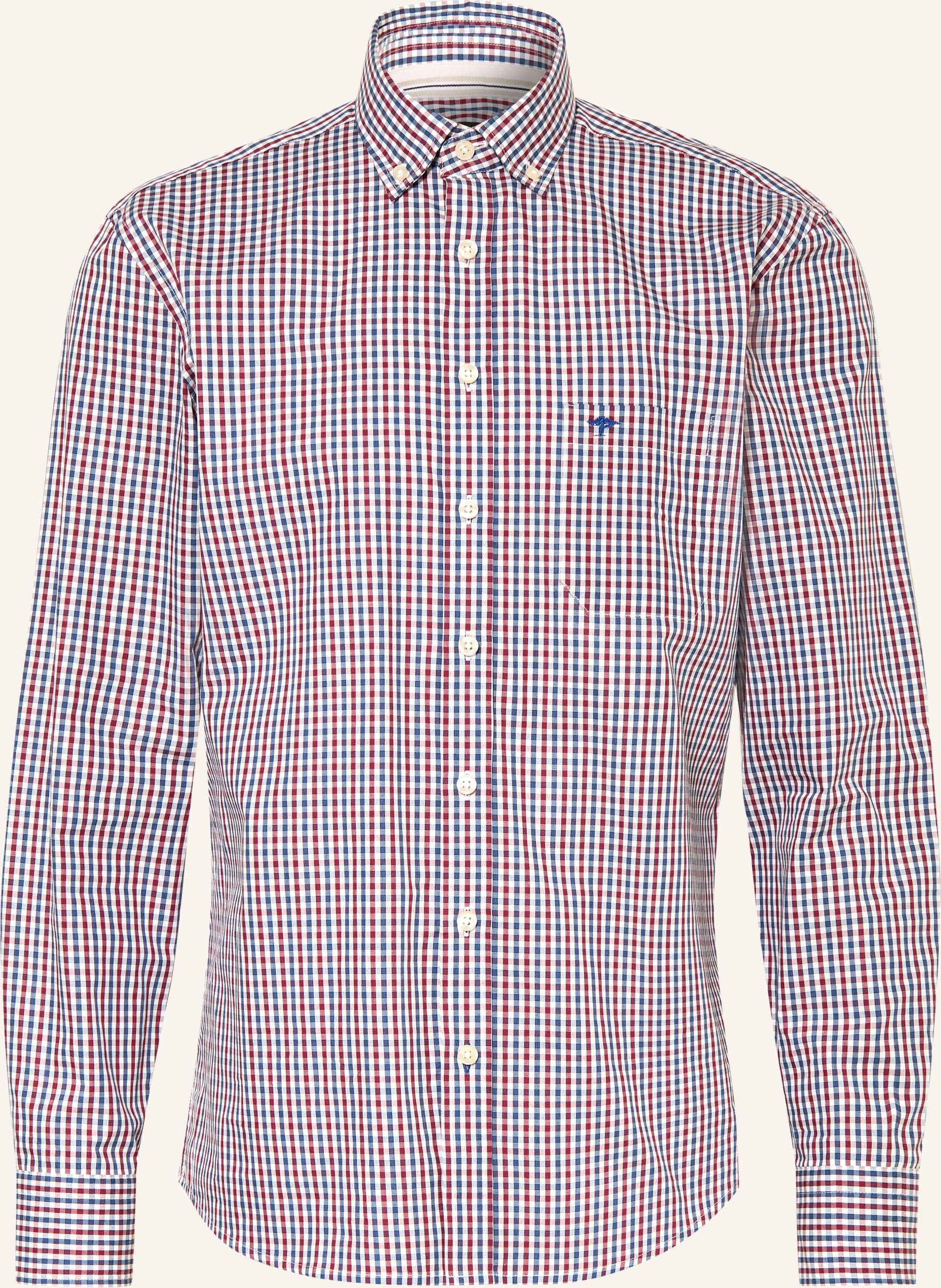 Fynch-Hatton Hemd Regular Fit rot