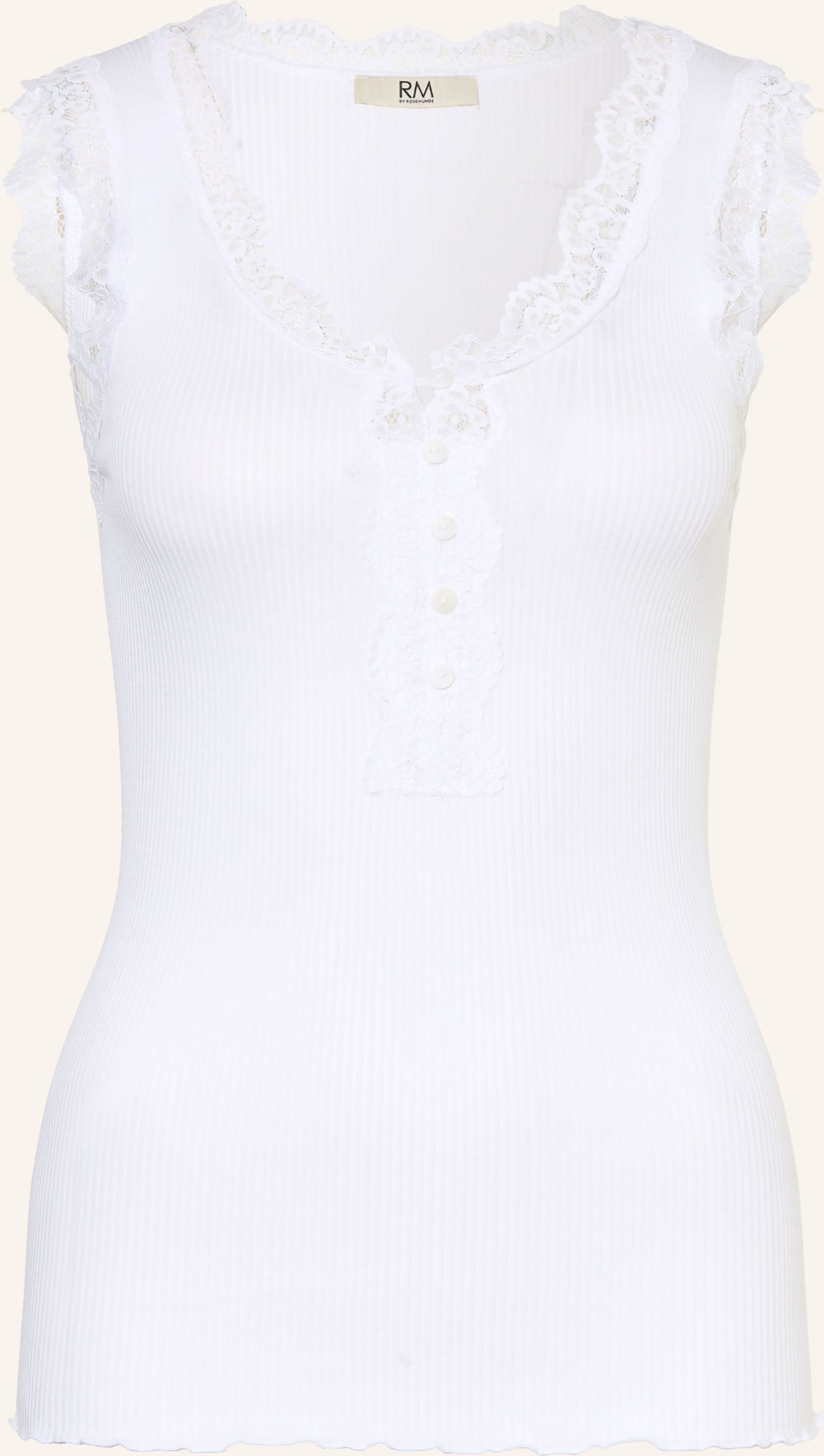 Rosemunde Top Rmwbalta Mit Spitze weiss