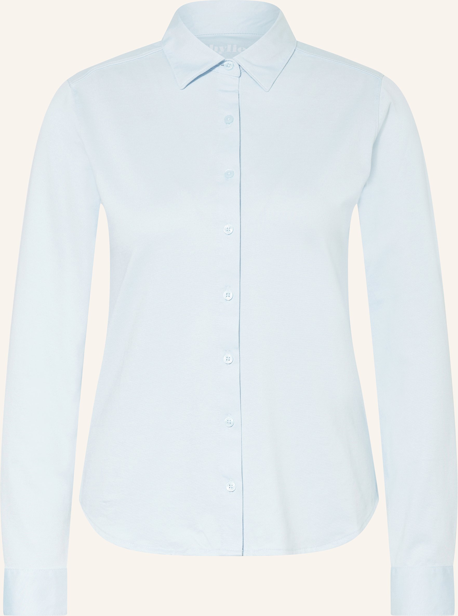 Thylie Hemdbluse Laurel Aus Jersey blau