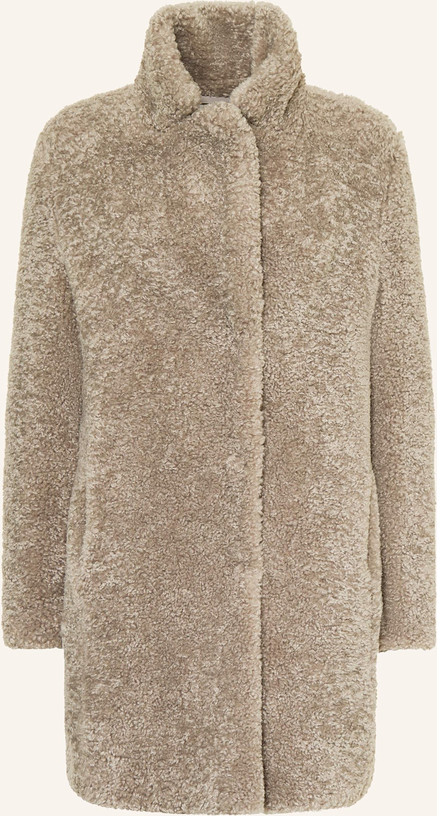 Lilienfels Teddyfell-Mantel beige