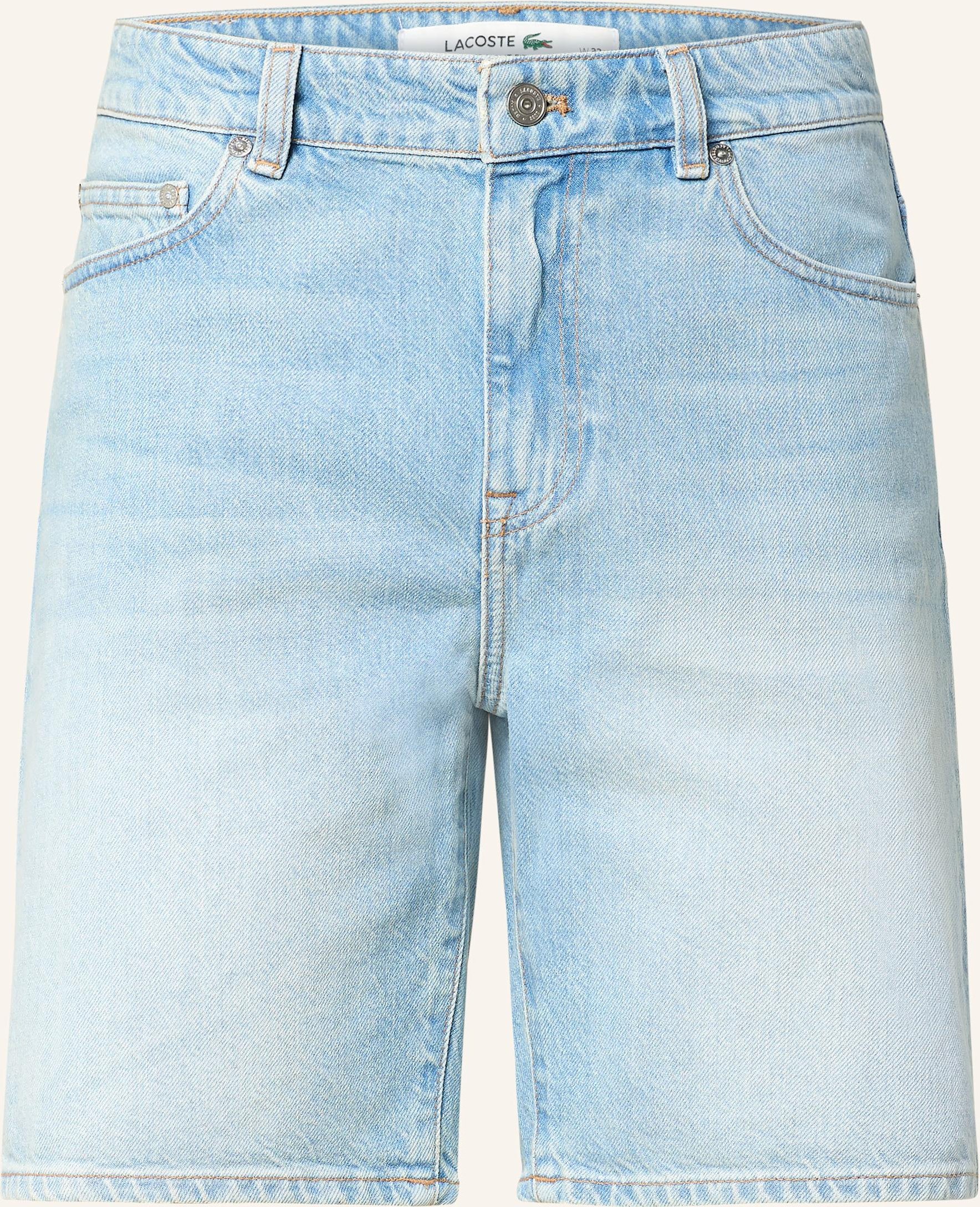 Lacoste Jeansshorts Regular Fit blau