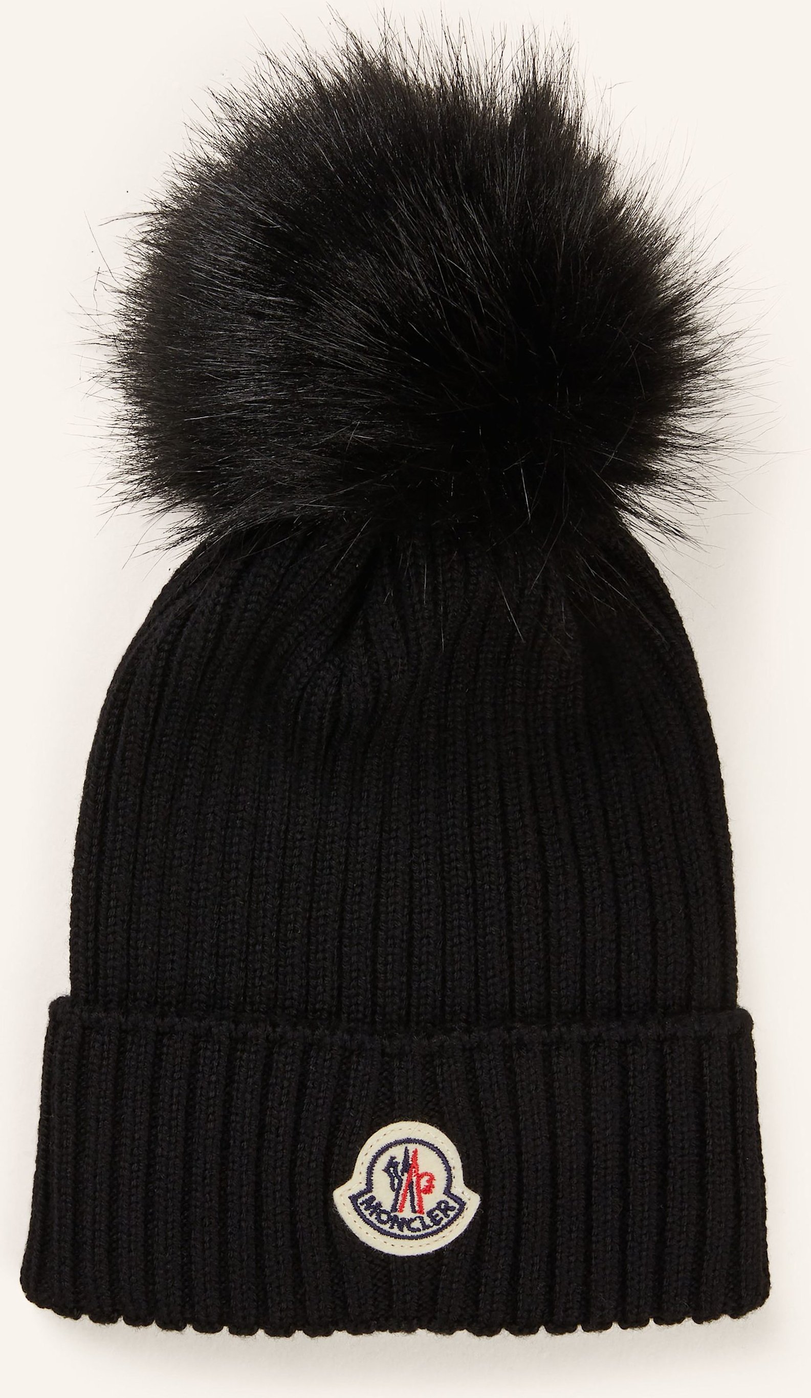 Moncler Enfant Mütze schwarz