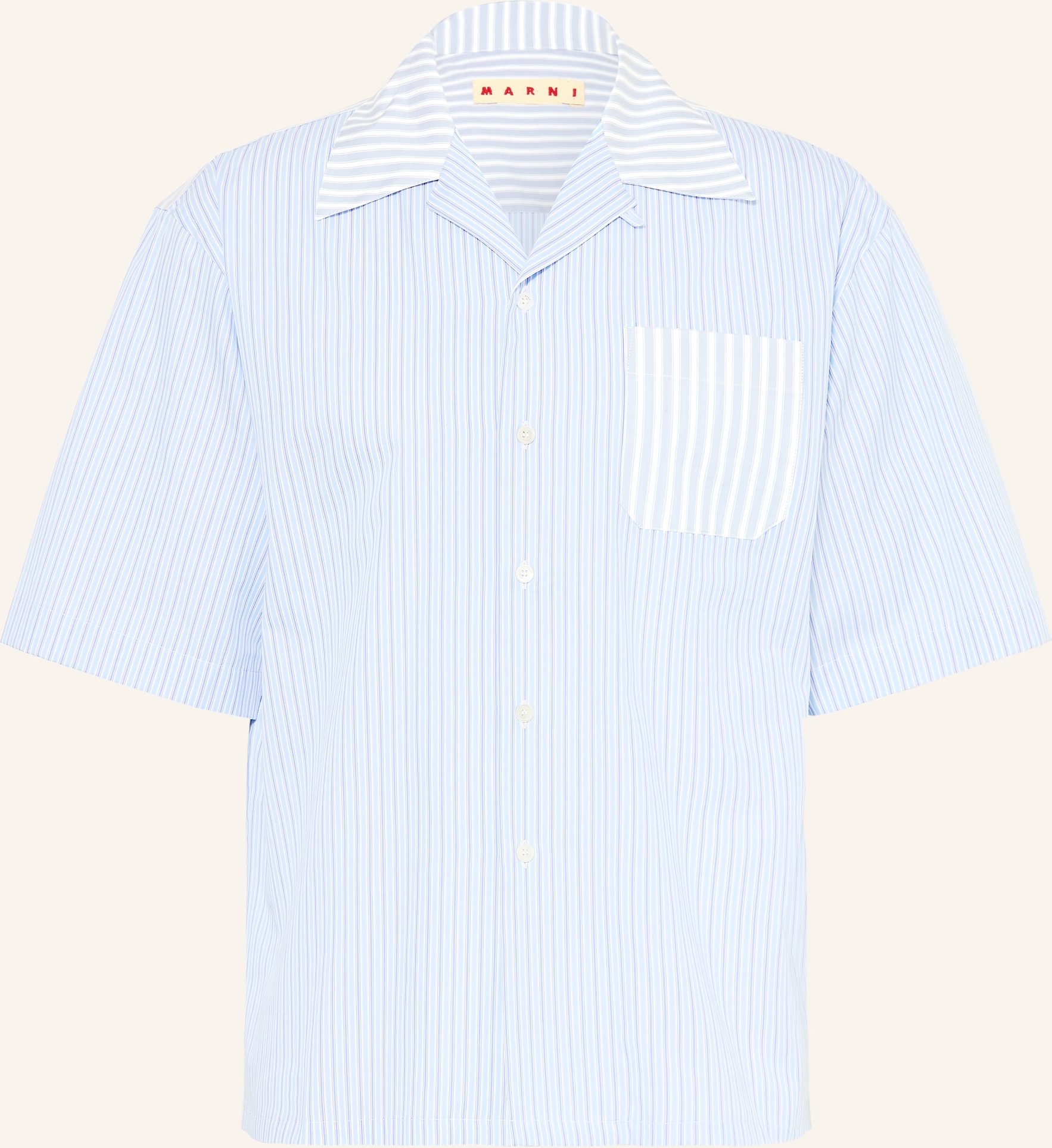 Marni Resorthemd Comfort Fit blau