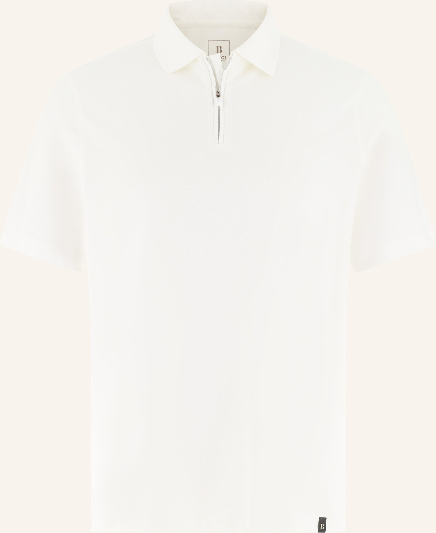 Thumbnail - Boggi Milano Piqué-Poloshirt weiss