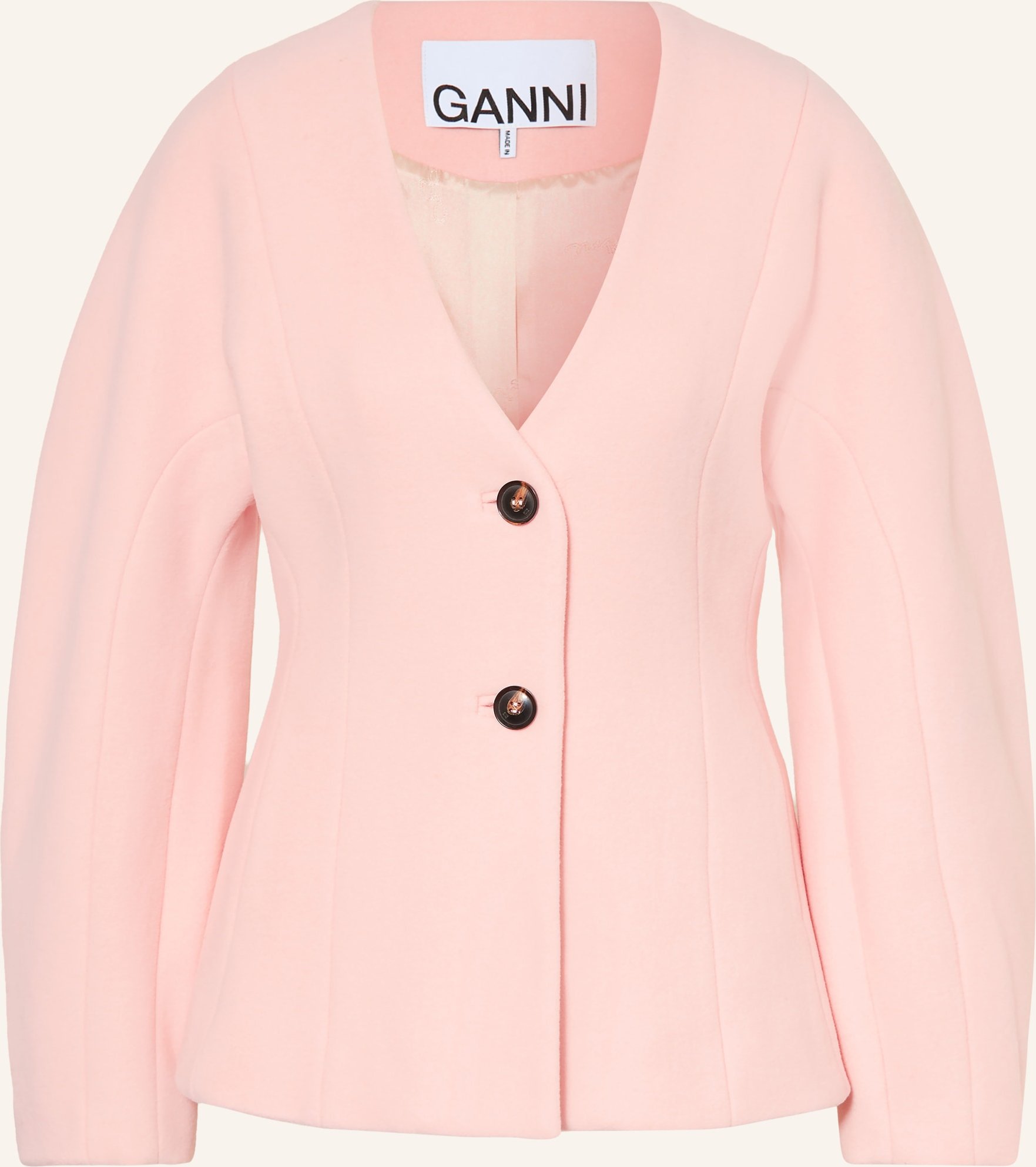 Ganni Blazer rosa