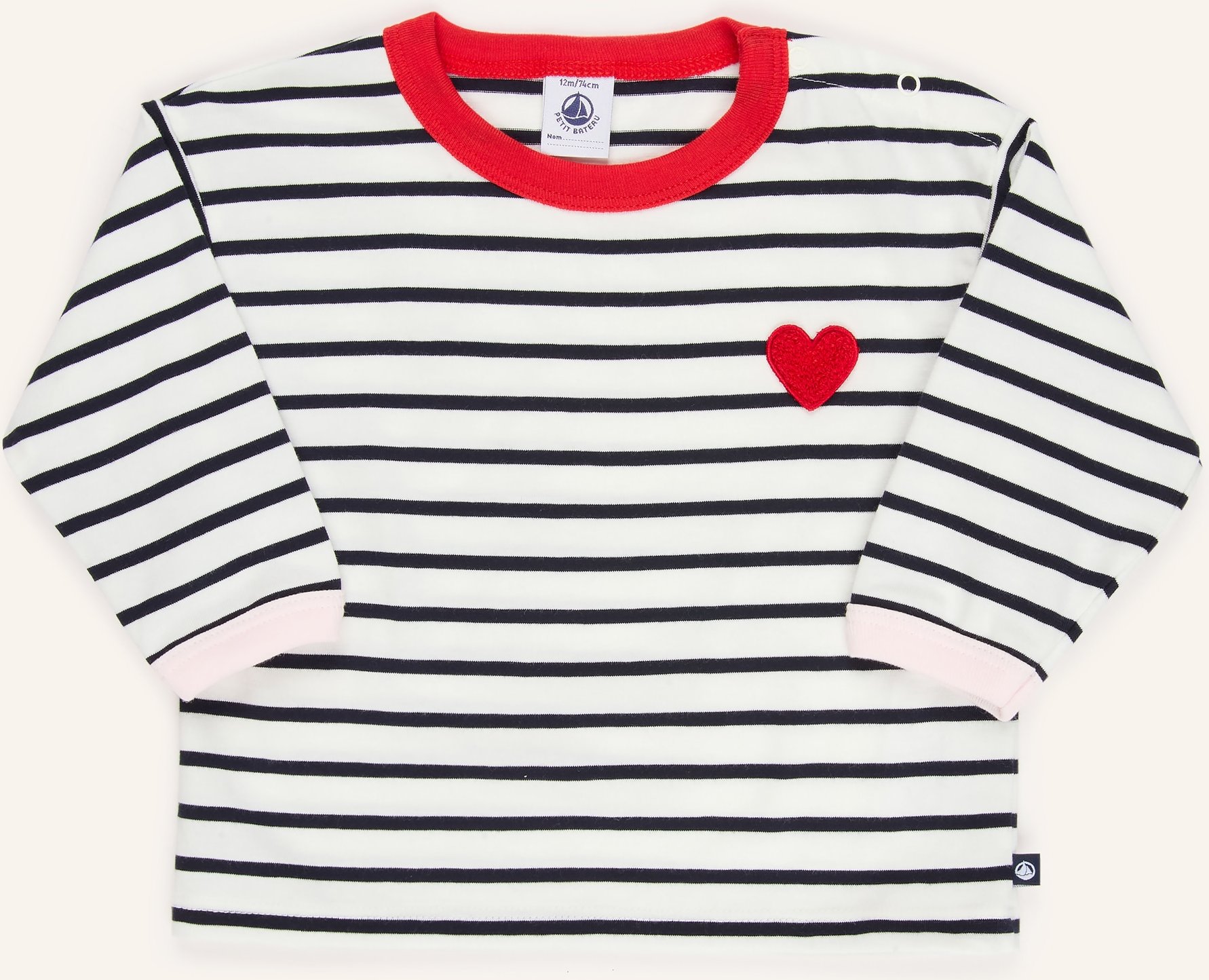 Petit Bateau Longsleeve weiss