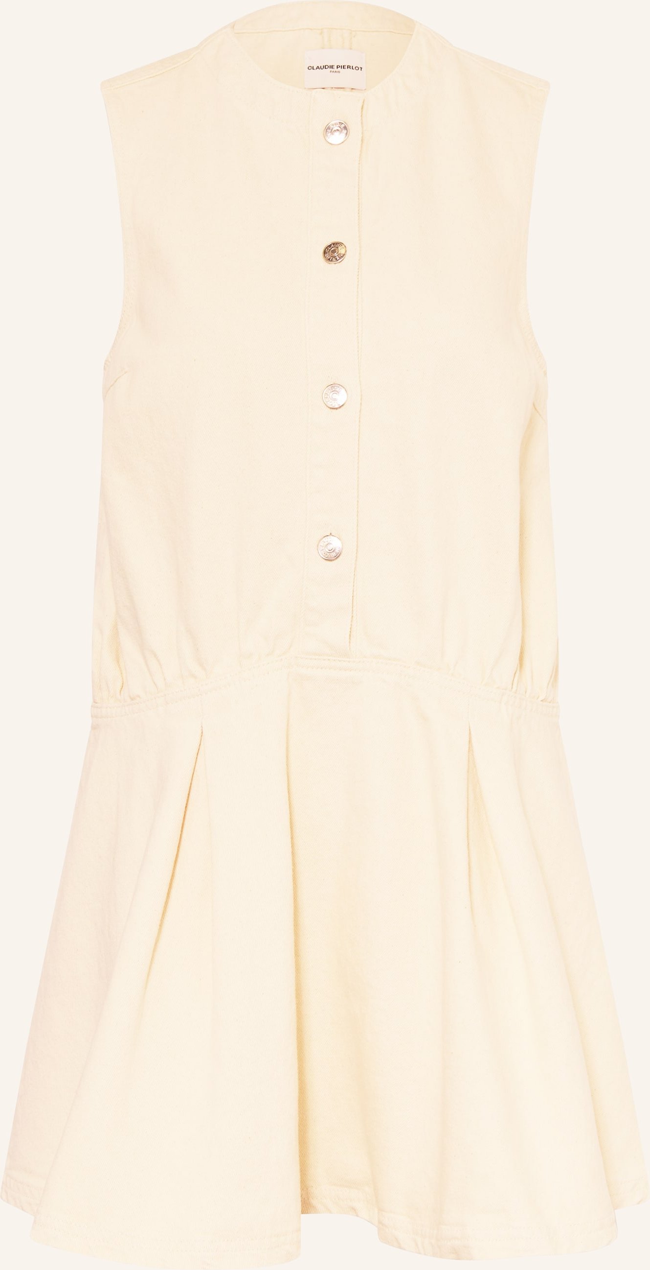 Claudie Pierlot Jeanskleid weiss