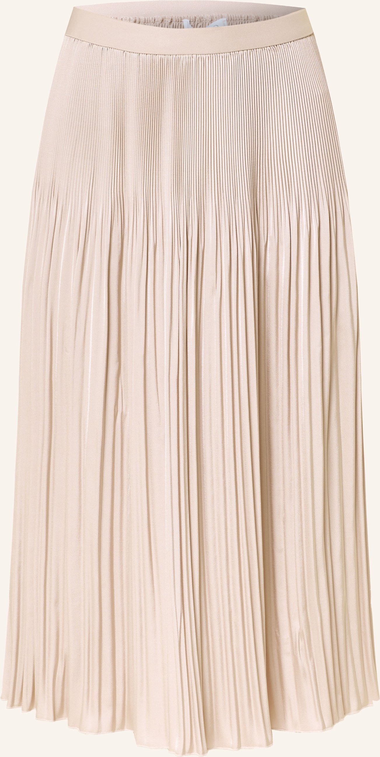 Betty&Co Plisseerock Aus Satin rosa