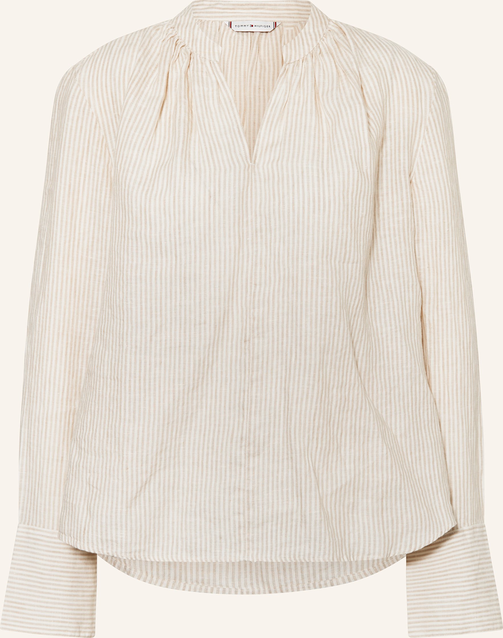 Tommy Hilfiger Blusenshirt Aus Leinen beige