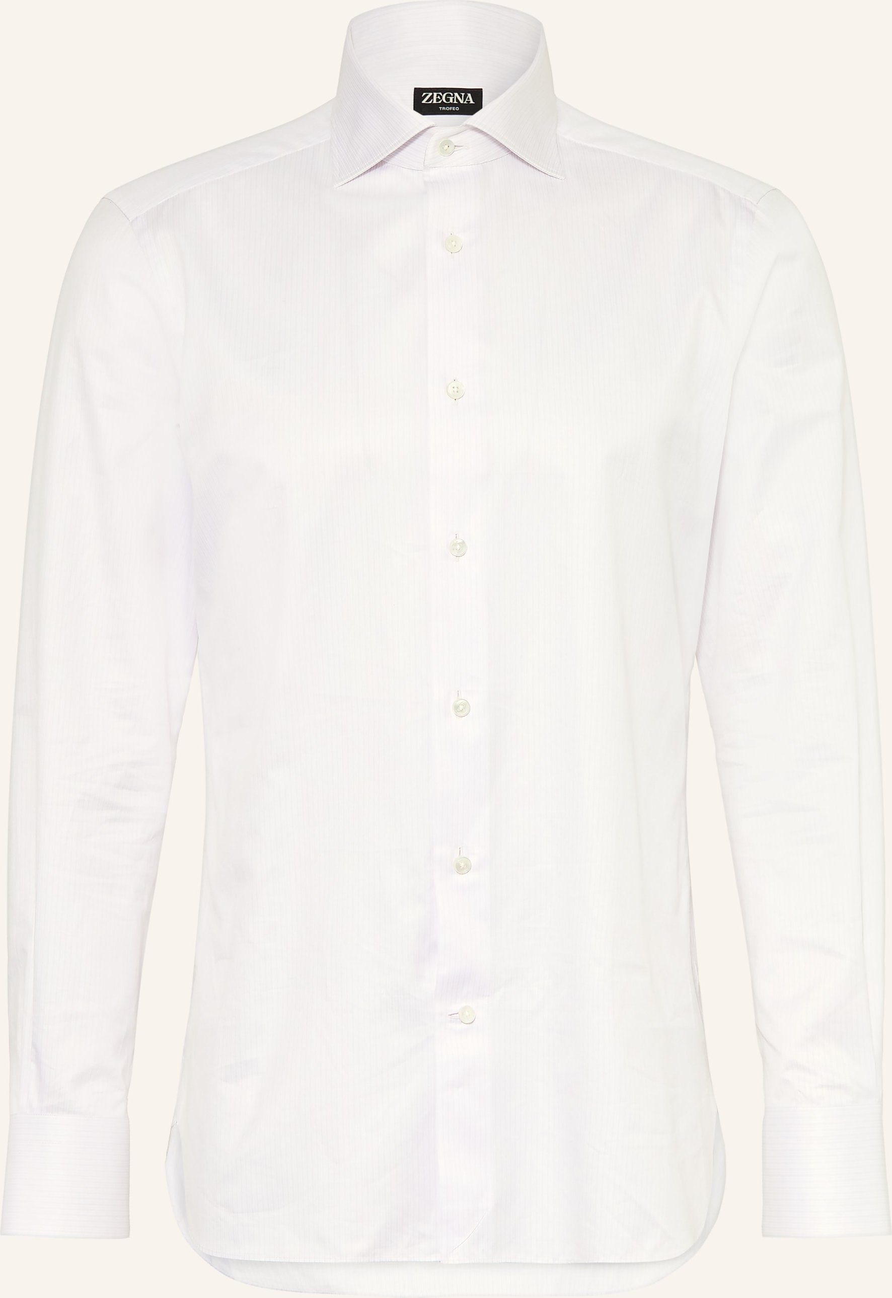 Zegna Hemd Regular Fit lila