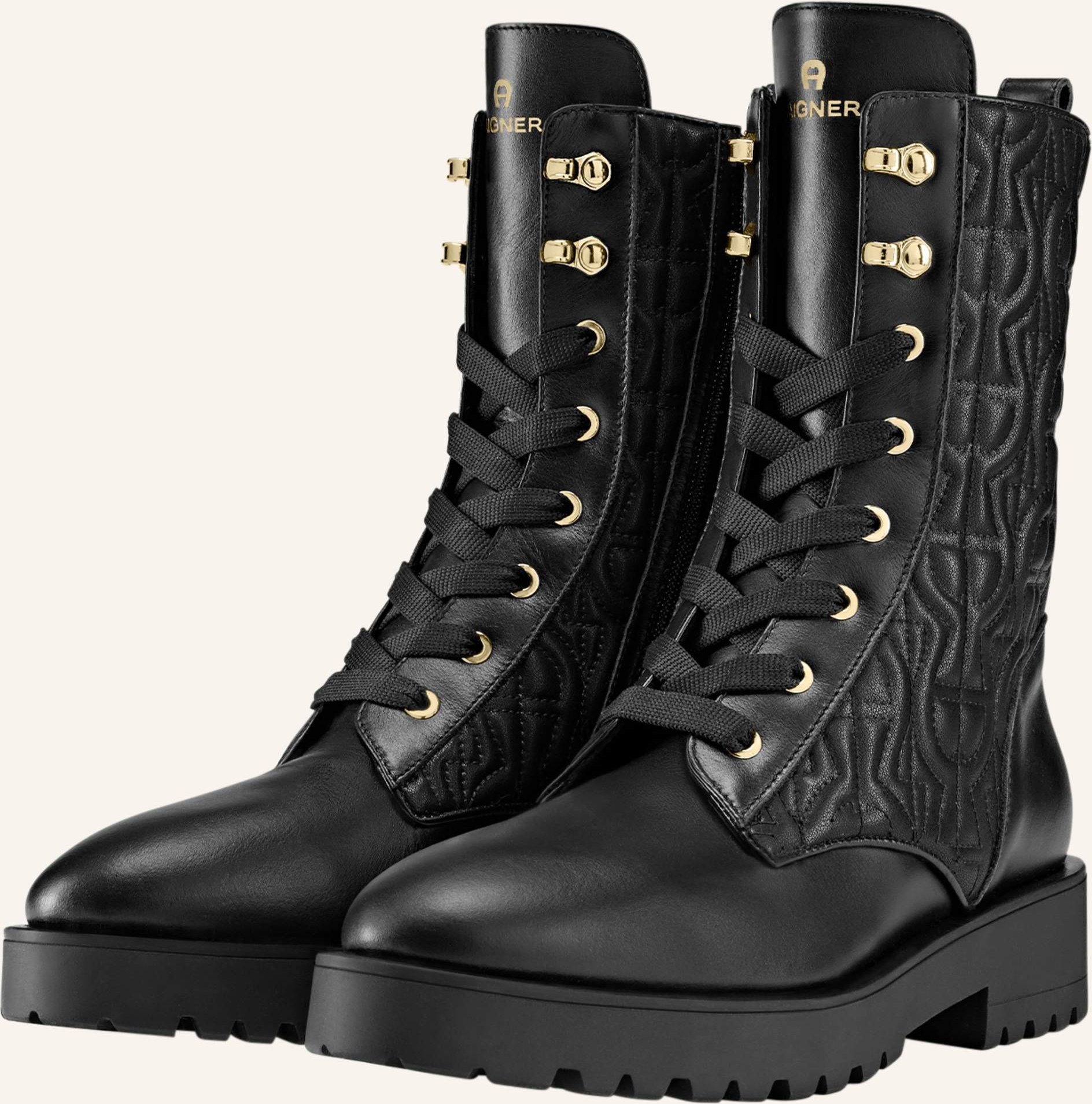 Thumbnail - Aigner Lace Bootie Ava 34b schwarz