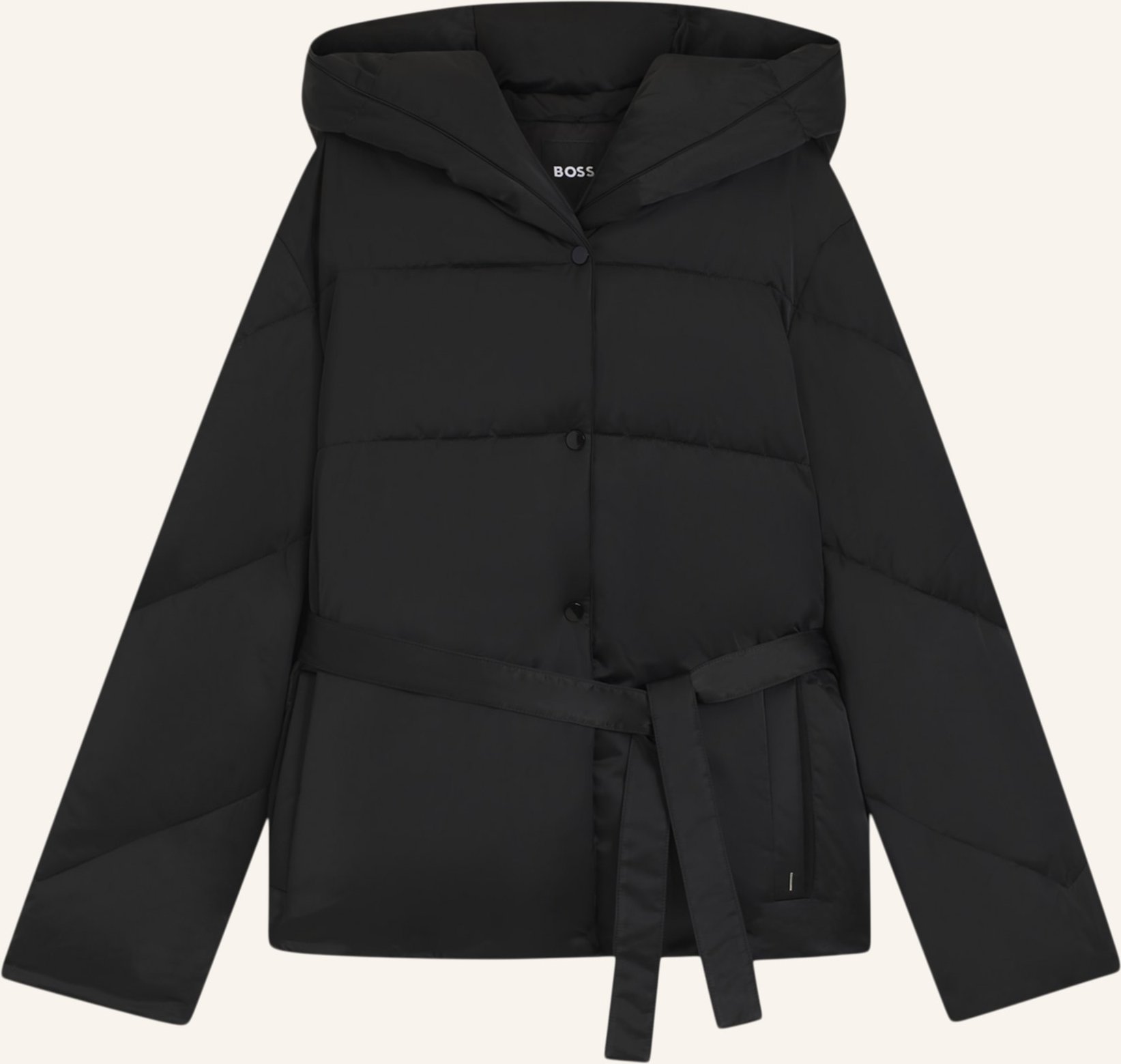 Boss Casual Jacke Plyssa Regular Fit schwarz