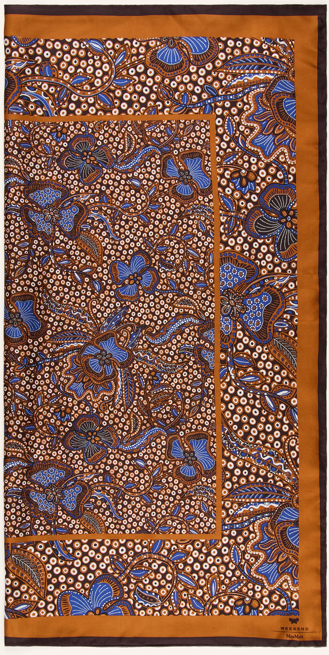 Weekend Max Mara Seidentuch Onesto braun