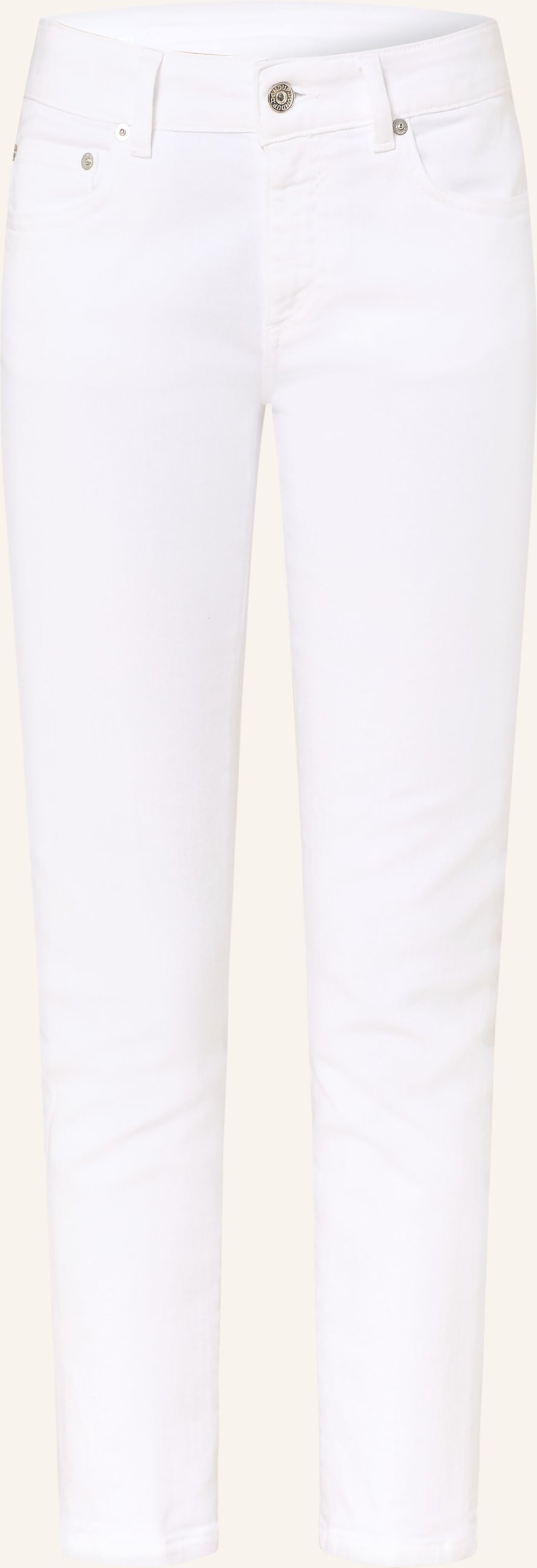 Dondup Cropped Jeans Rose weiss