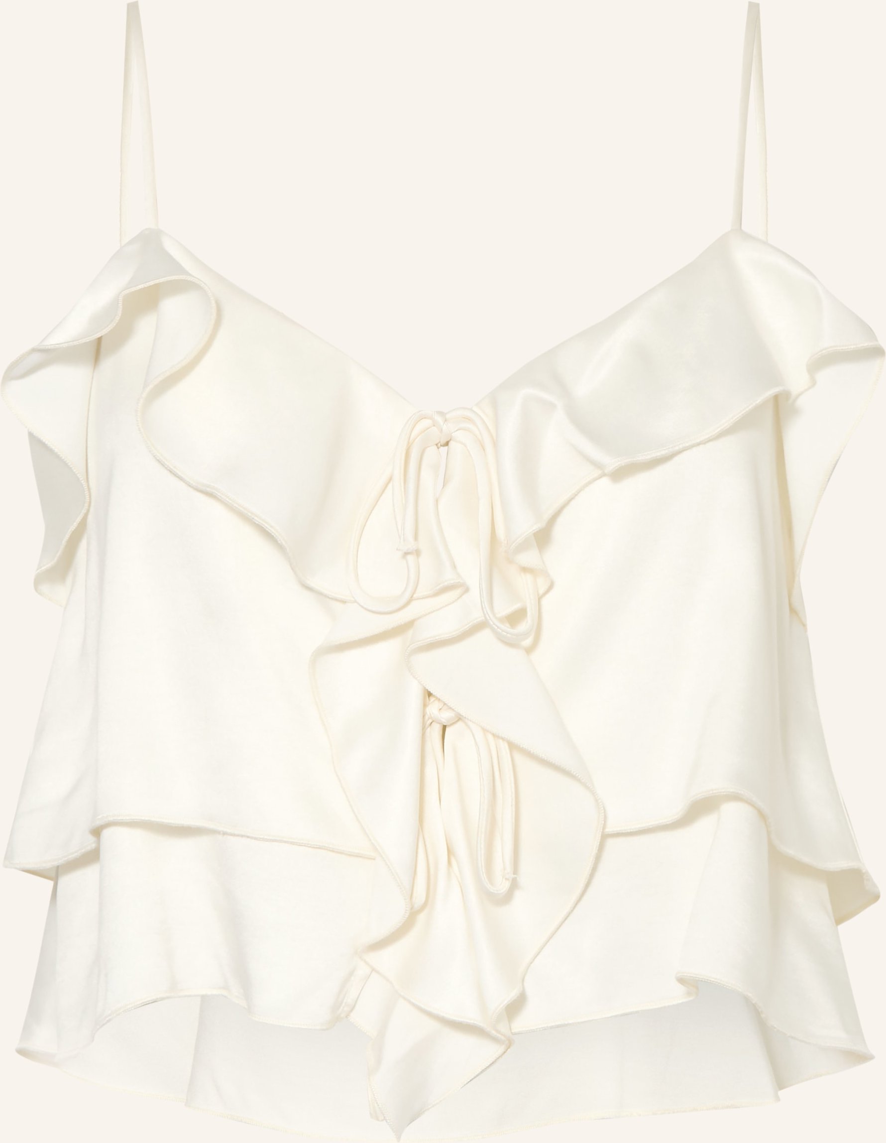 Ninety-9 Top Romantic Mit Volants weiss