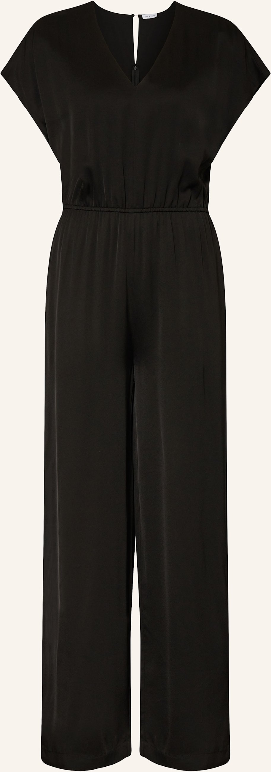 Mrs & Hugs Satin-Jumpsuit schwarz