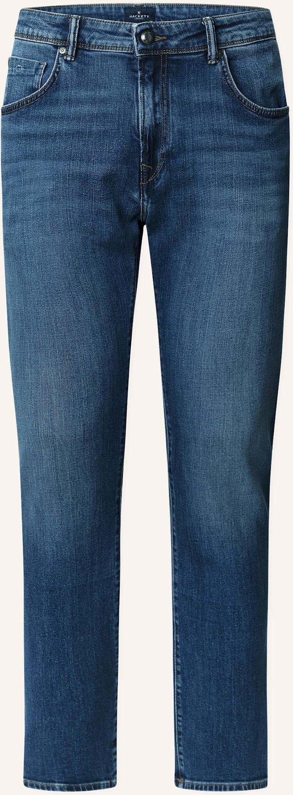 Hackett London Jeans Overall Vintage Wash Denim blau
