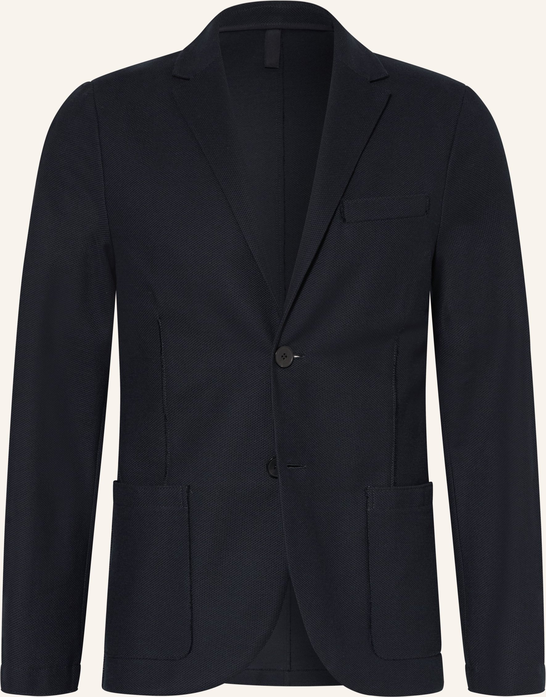 Harris Wharf London Piqué-Sakko Slim Fit blau