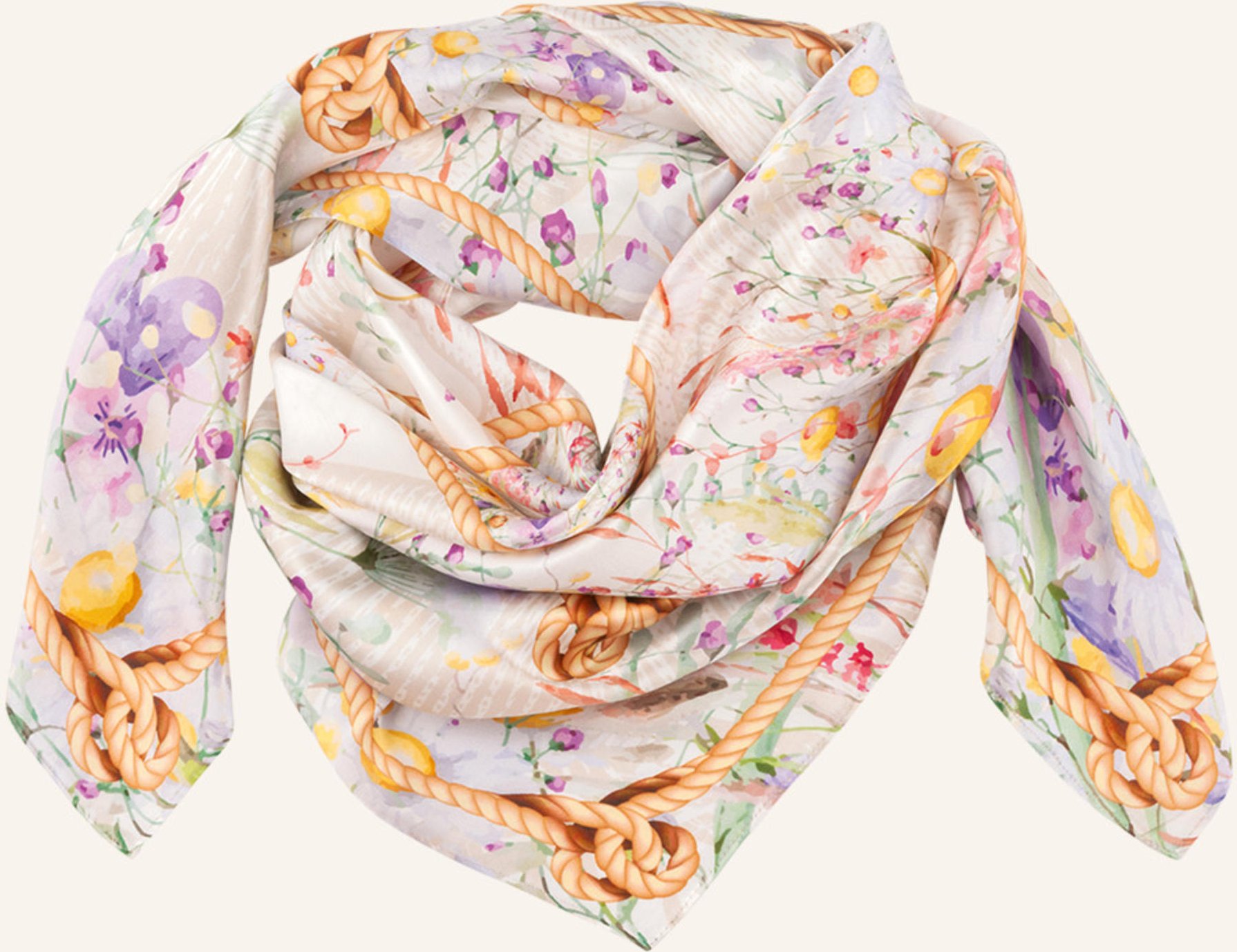 Högl Accessoires Karree Daisy weiss