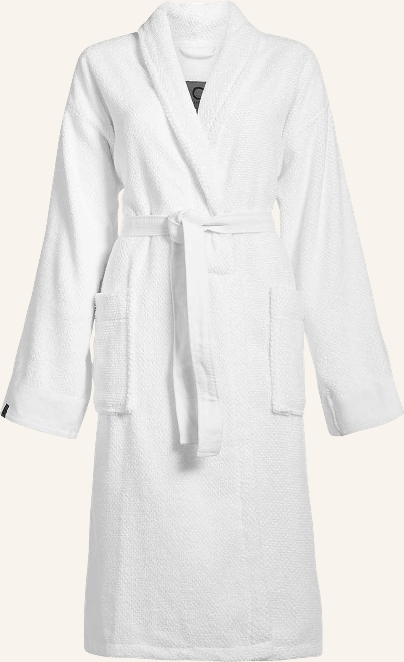 Essenza Bademantel Connect Organic Uni weiss