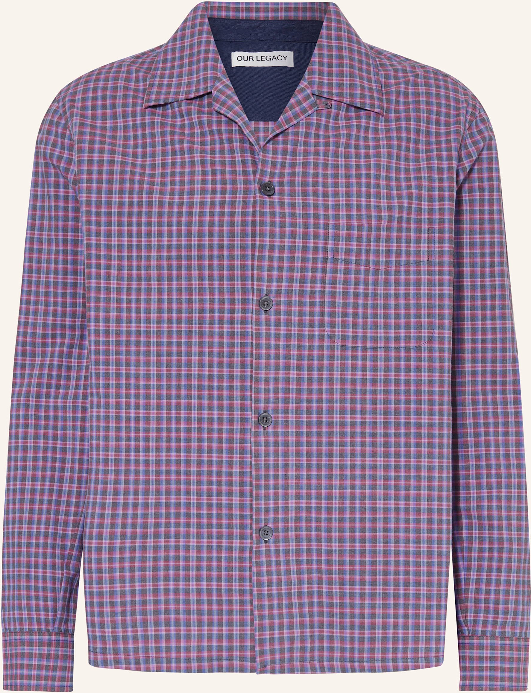 Our Legacy Hemd Heusen Comfort Fit blau