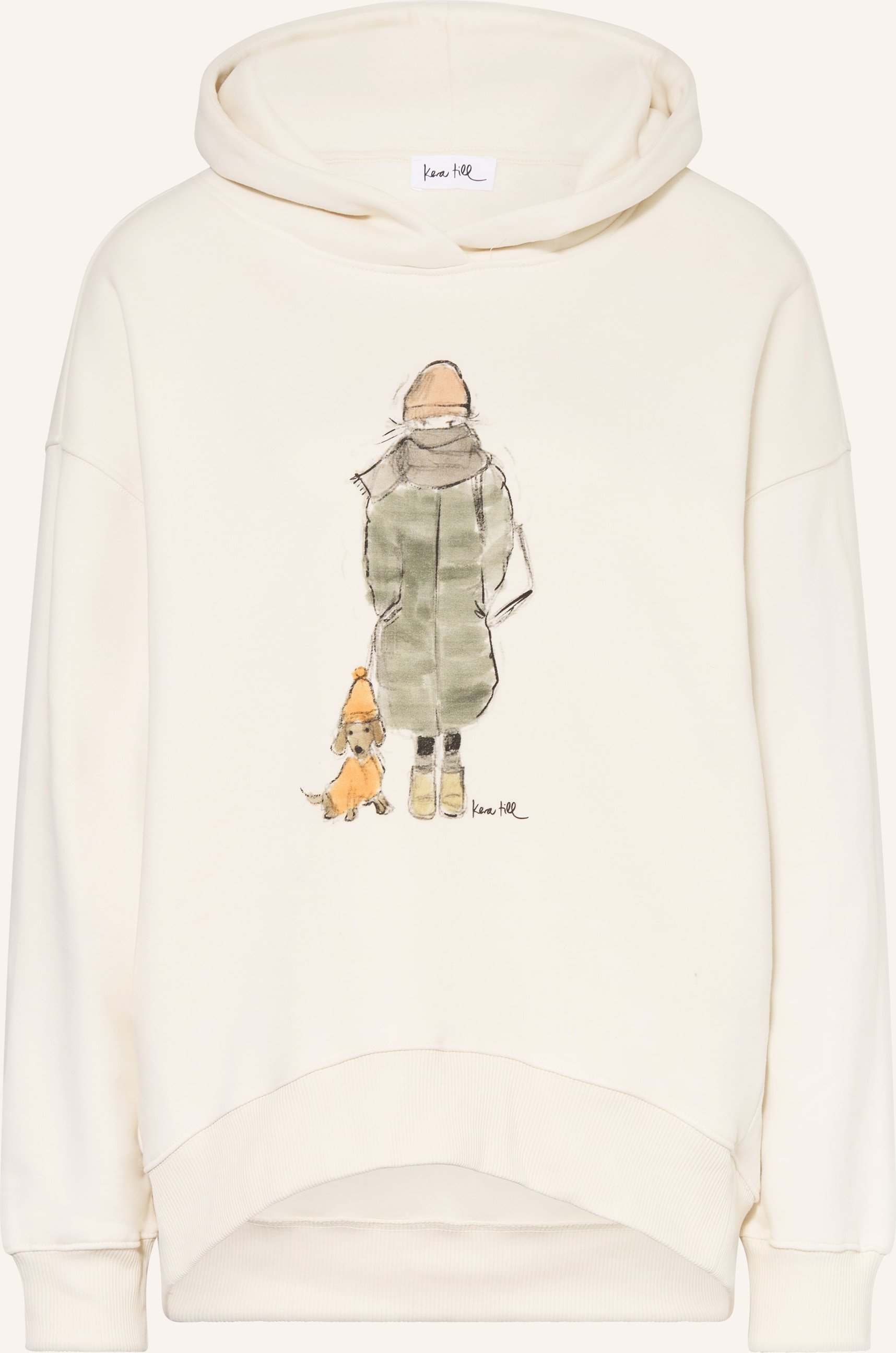 Kera Till Hoodie Winter Walk weiss