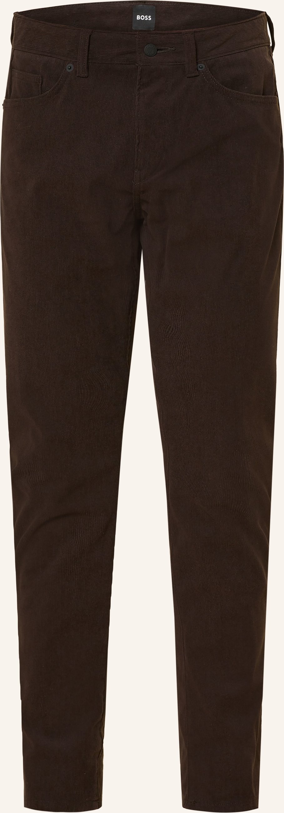 Boss Cordhose Delaware Slim Fit braun