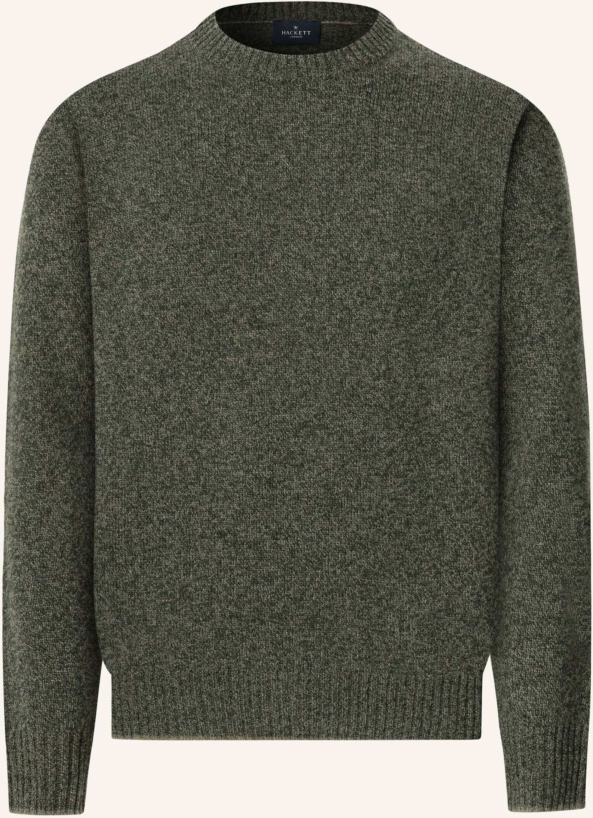 Hackett London Pullover Mouline Crew gruen