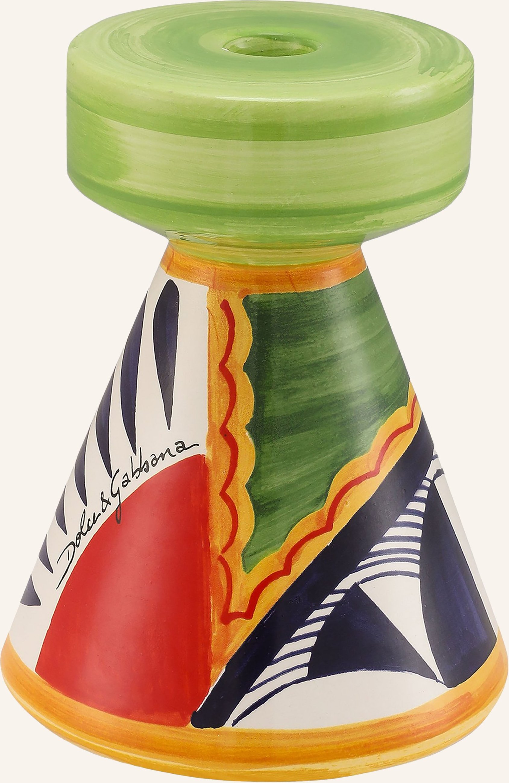 Dolce & Gabbana Casa Kerzenhalter Small rot