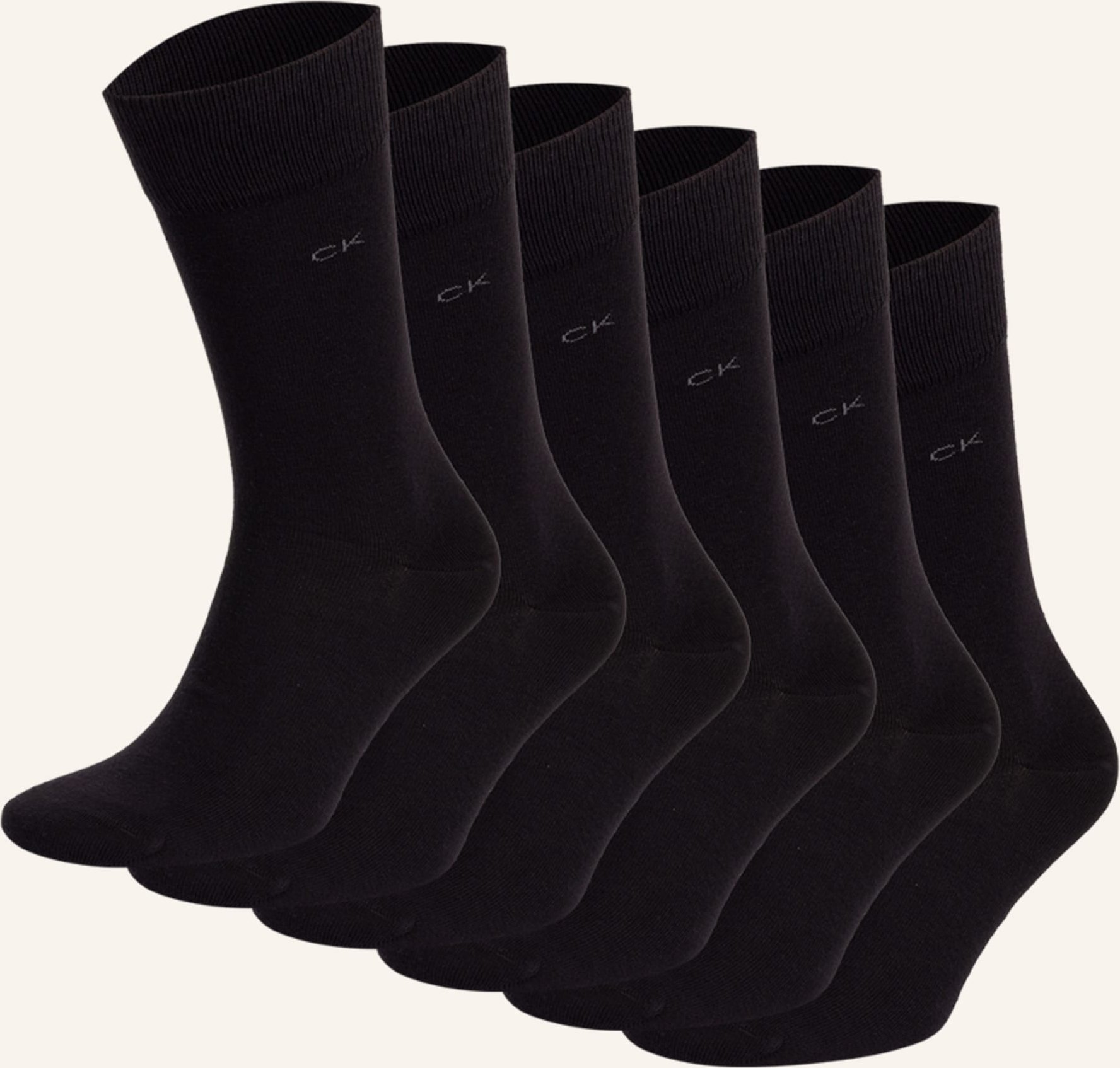 Calvin Klein 6er-Pack Socken schwarz