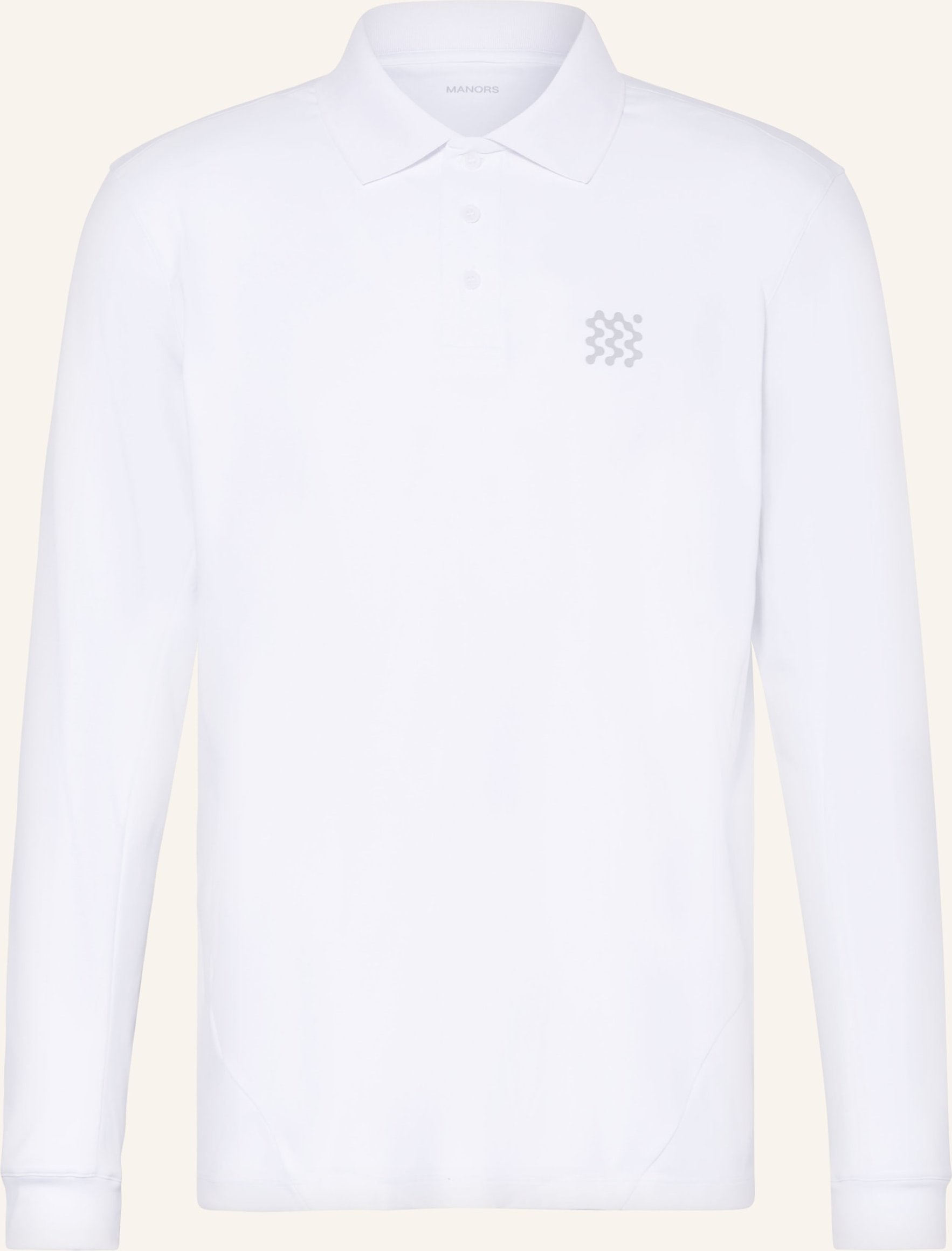 Manors Funktions-Poloshirt The Course weiss