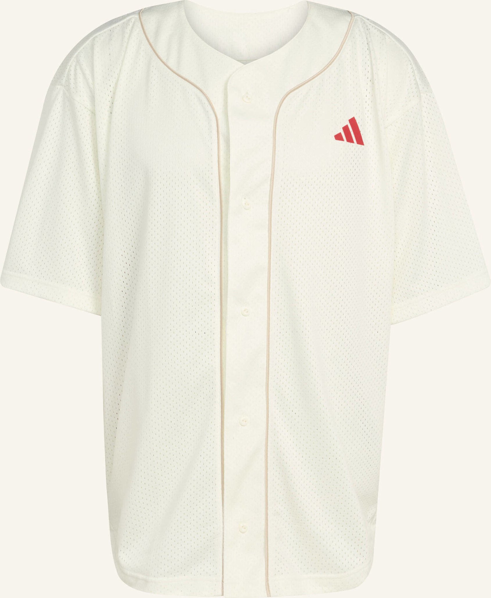 Thumbnail - Adidas Stadium Mesh Baseballshirt weiss