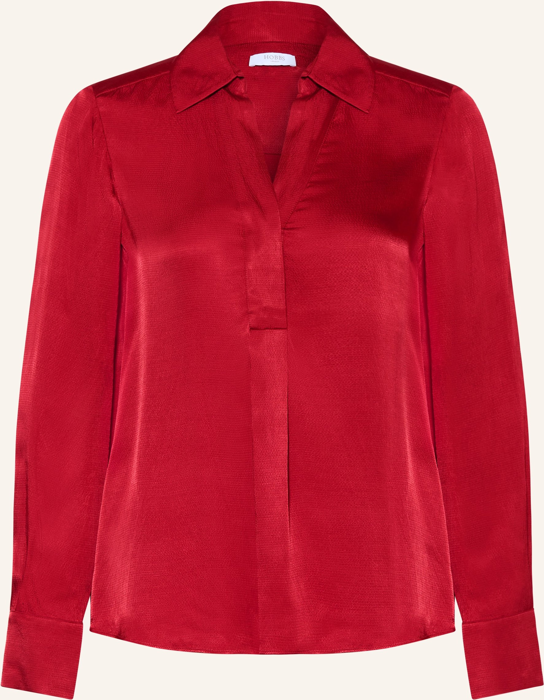 Hobbs Blusenshirt Marie Aus Satin rot