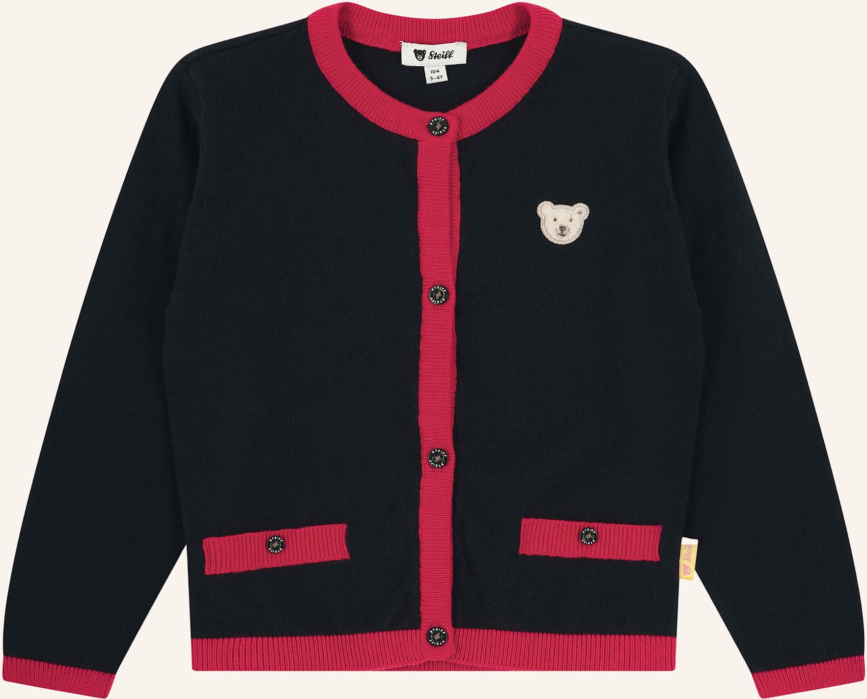 Steiff Strickjacke Celebration blau