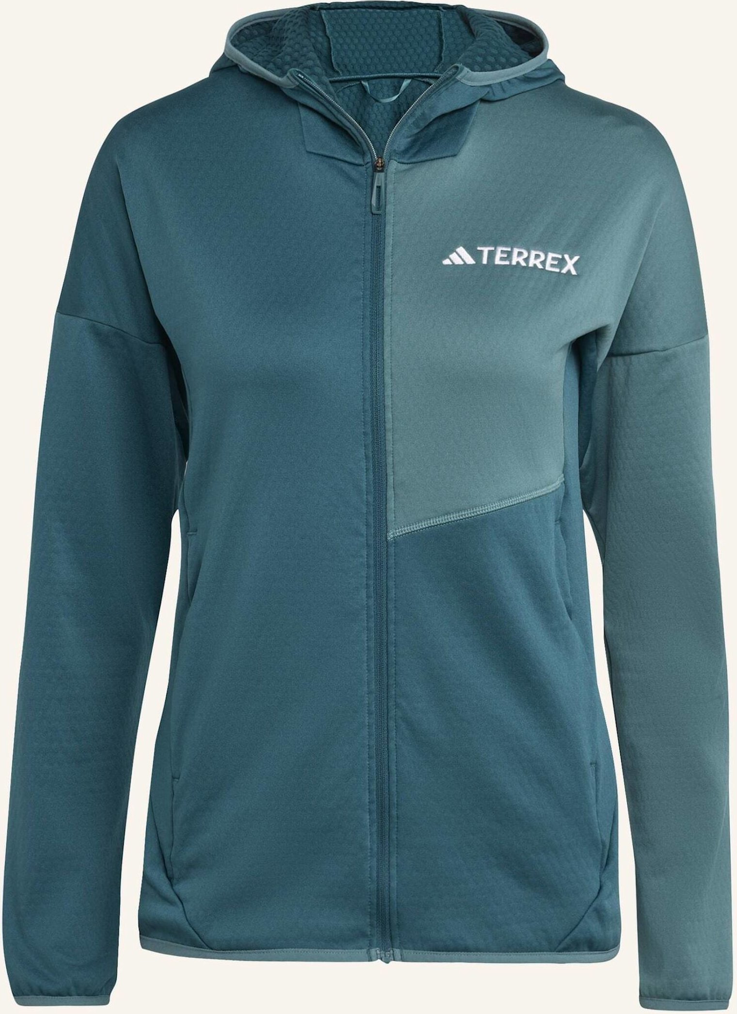 Thumbnail - Adidas Terrex Fleecejacke Terrex Xperior Climawarm Lifgt Fleece Hooded gruen
