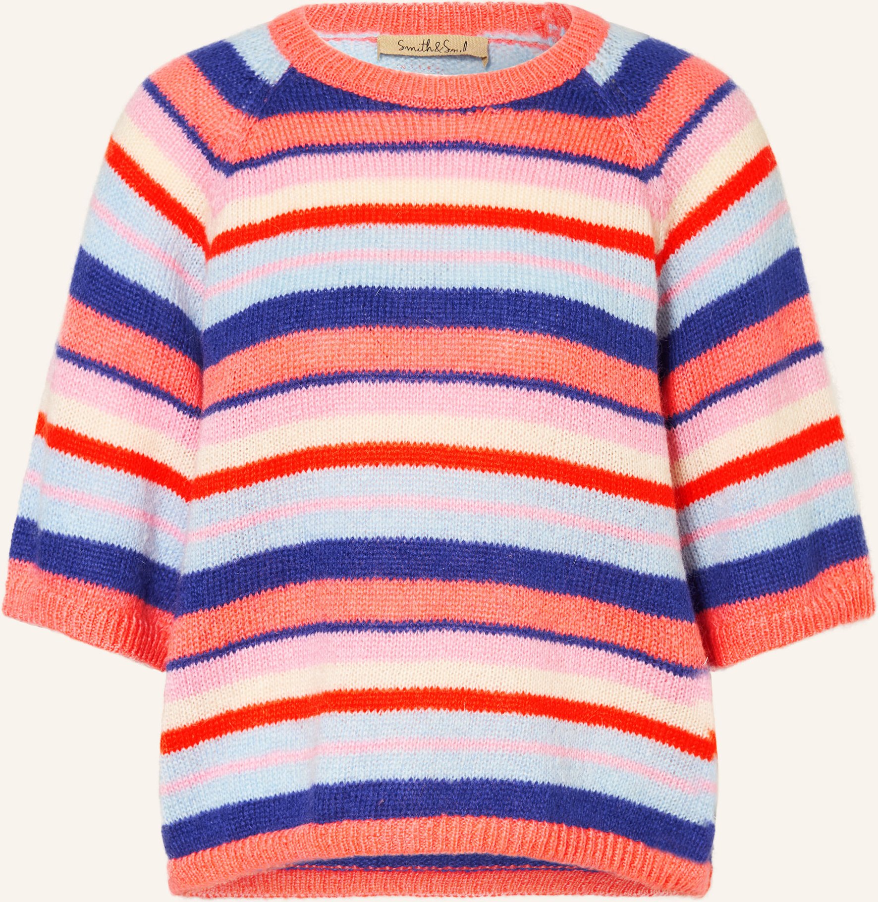 Smith & Soul Strickshirt Mit Mohair orange