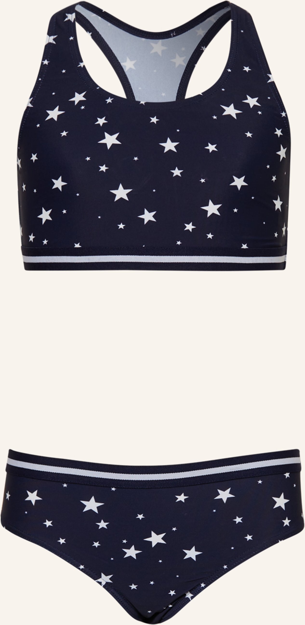 Sanetta Bustier-Bikini blau