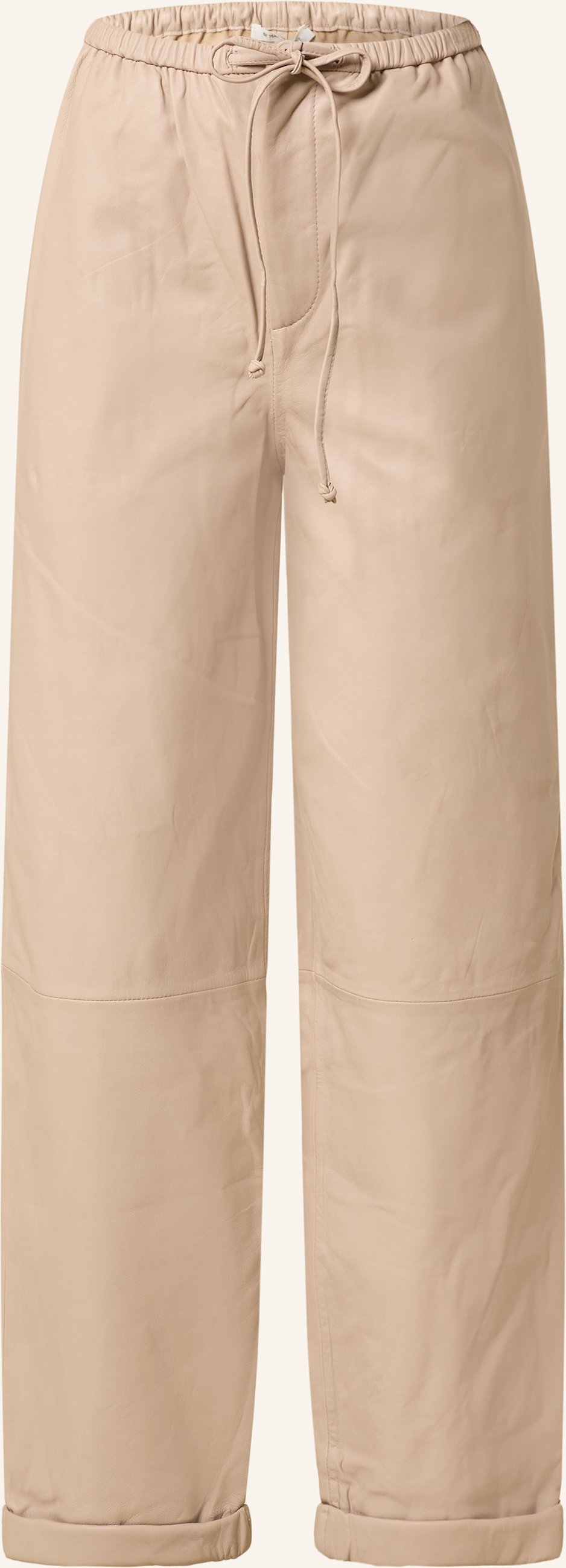 By Malene Birger Lederhose Joanni Im Jogging-Stil beige
