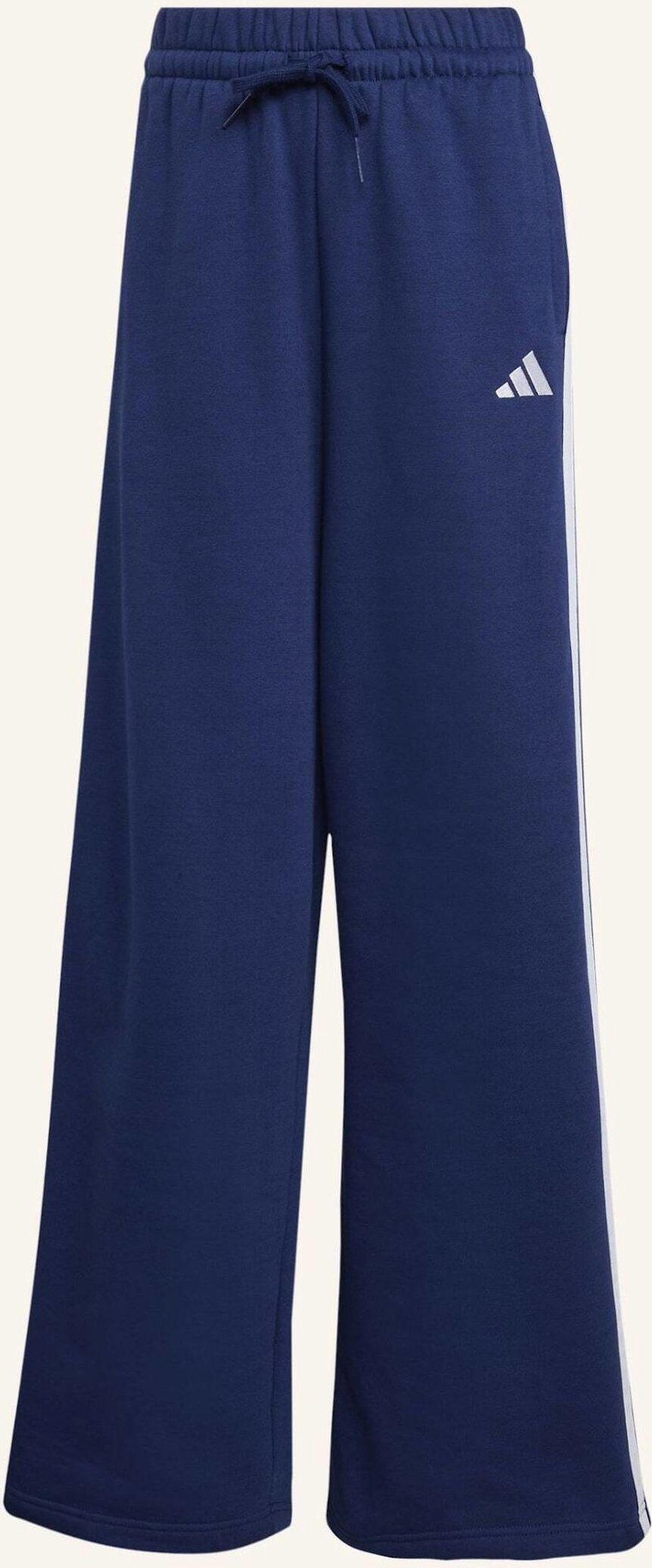 Thumbnail - Adidas Adidas 3-Streifen Wide Fleecehose blau