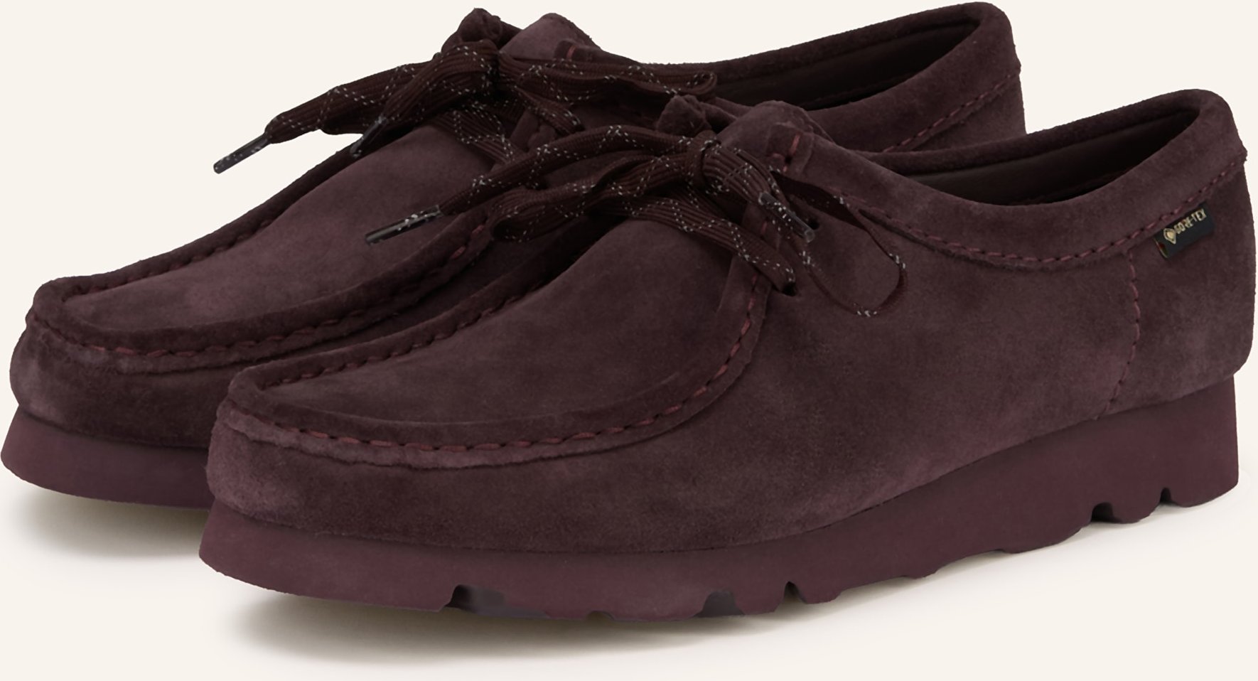 Clarks Originals Schnürer Wallabee Gore-Tex lila